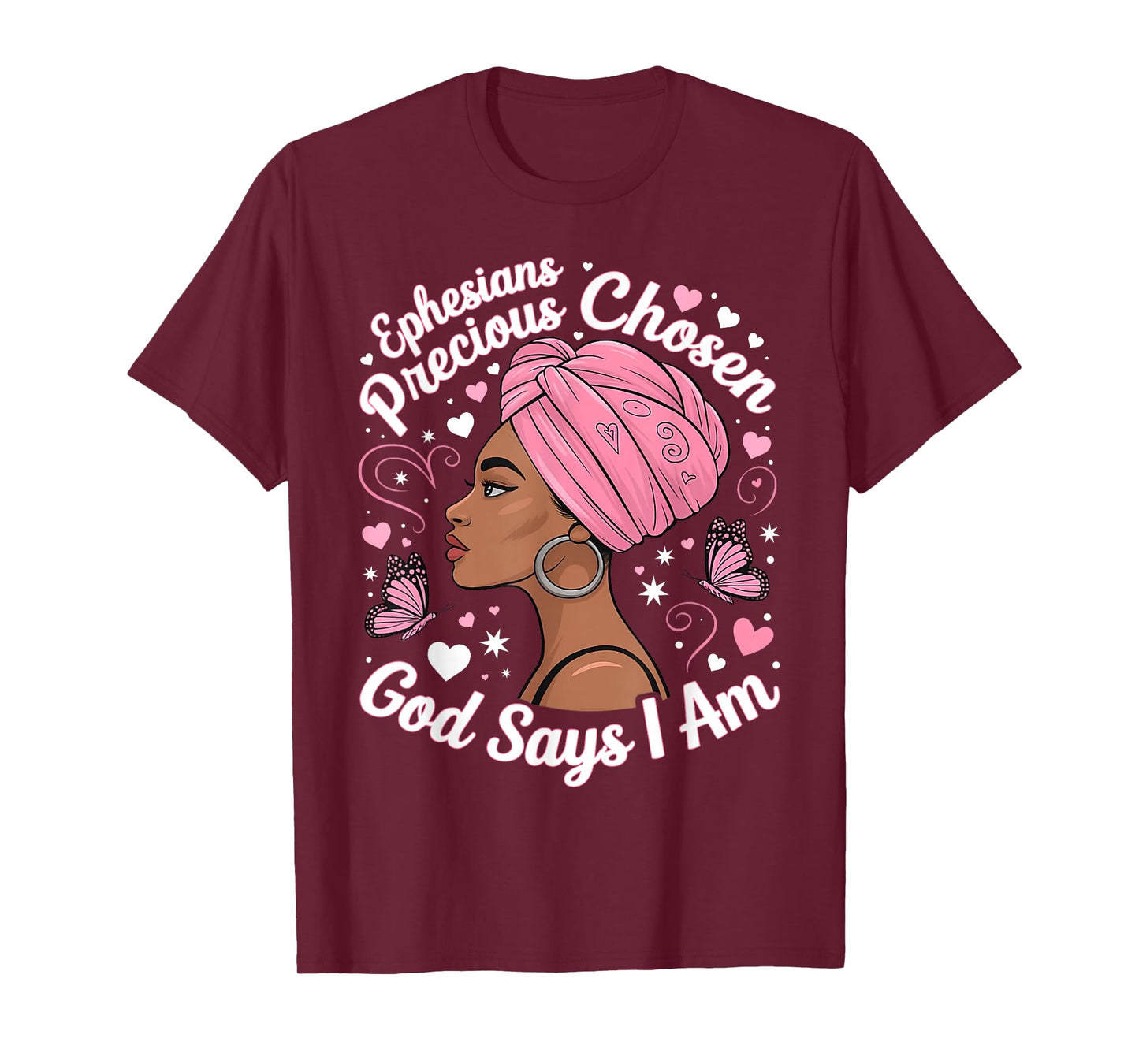 Breast Cancer Warrior God Says I Am Faith Strength Warrior T-Shirt