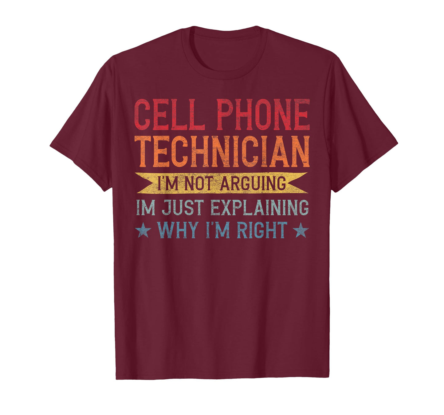 Funny Profession Quote Cell Phone Technician T-Shirt