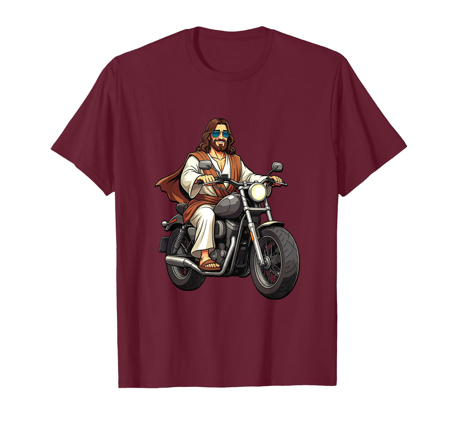 Jesus On A Motorcycle T-Shirt