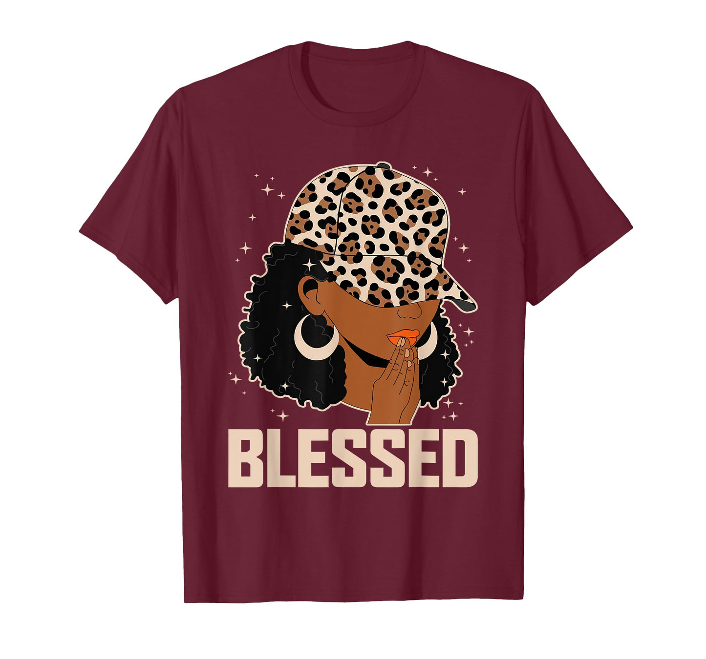 Blessed Black Woman Praying African Christian Camouflage T-Shirt