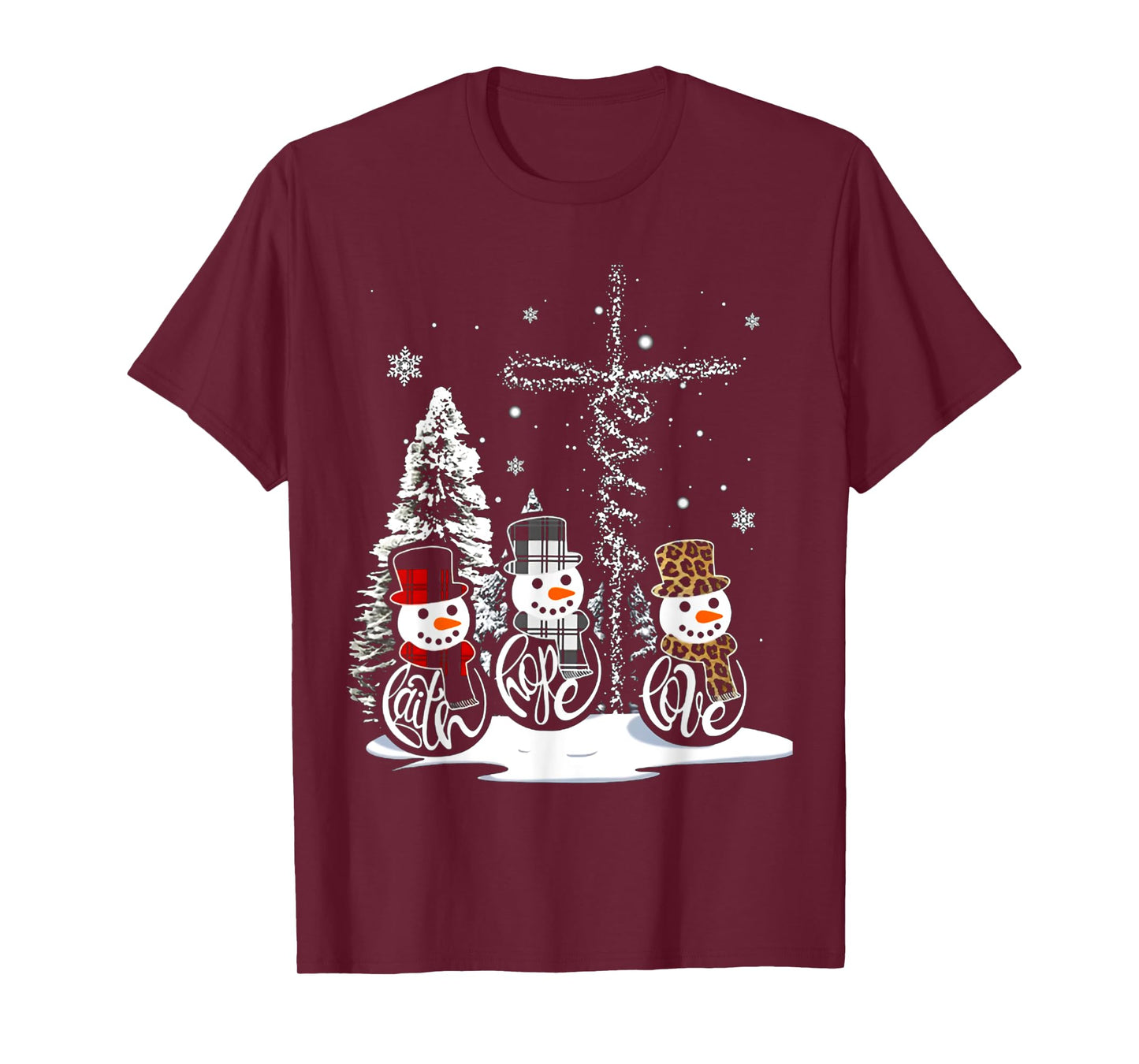 Christmas starts with Christ - faith hope love T-Shirt