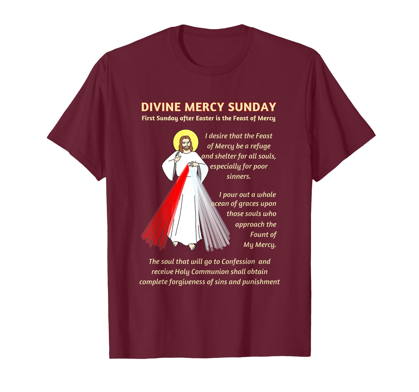 Divine Mercy Sunday: First Sunday after Easter T-Shirt