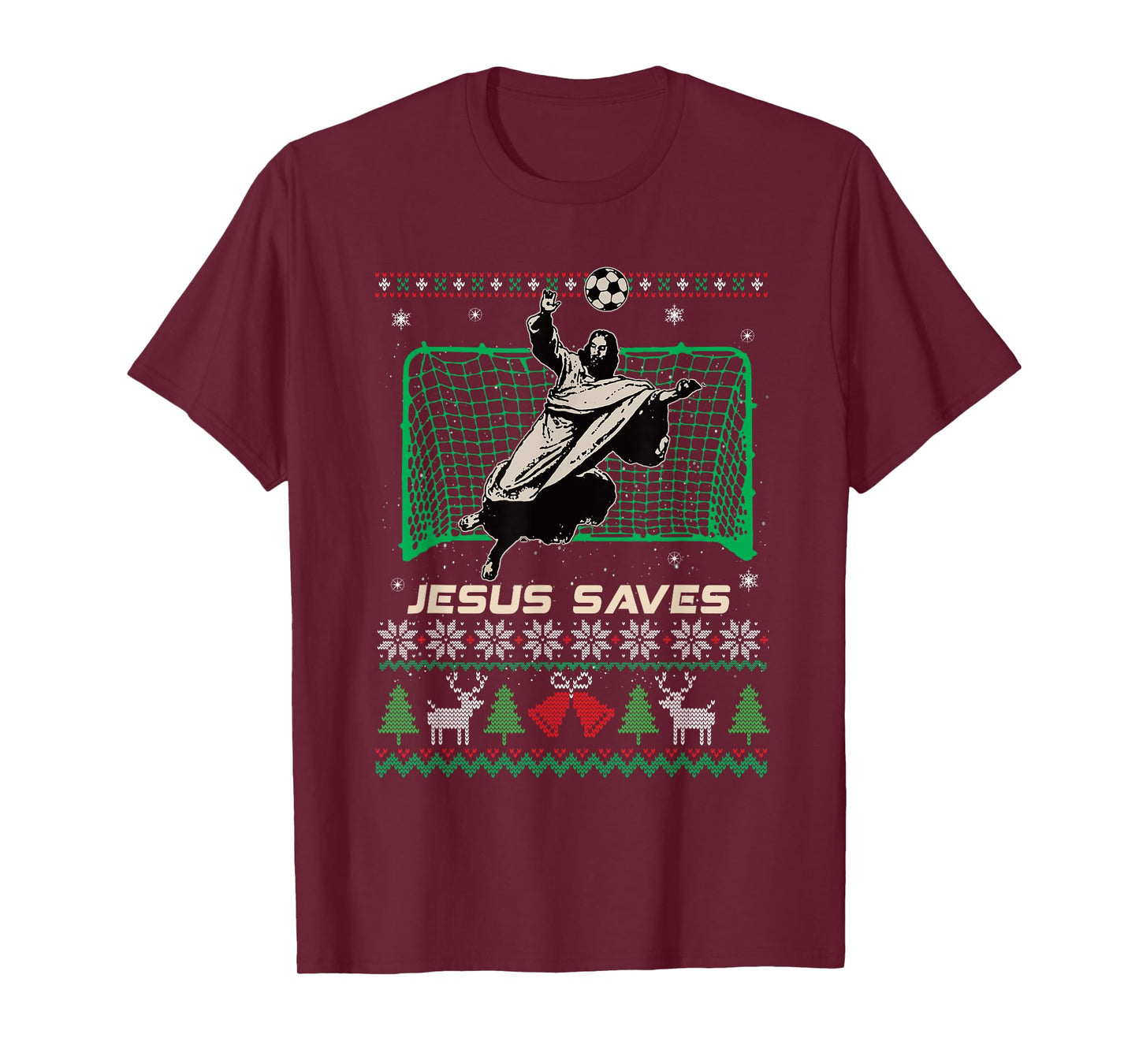 Jesus Saves, Ugly Christmas Sweater, Jesus Keeper T-Shirt