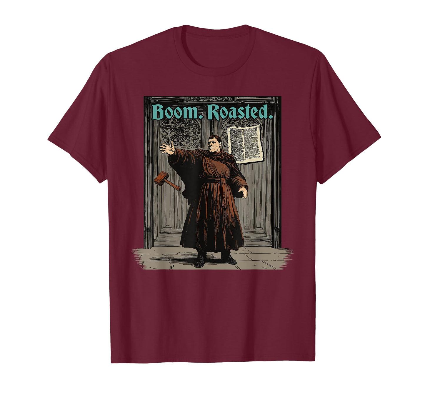 Funny Martin Luther Boom Reformation Day Reformed Christian T-Shirt