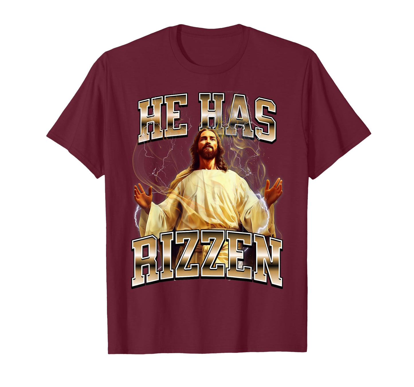 He Has Rizzen Jesus T-Shirt