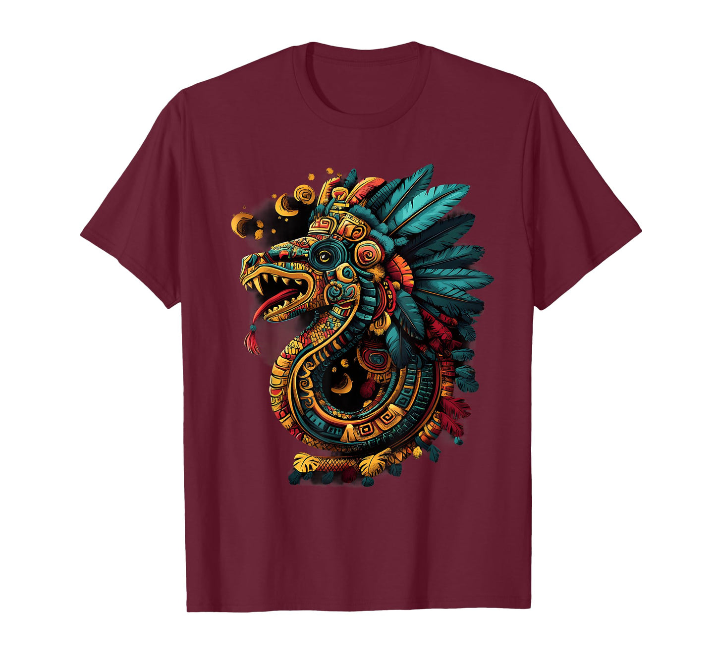 Feathered Serpent Quetzalcoatl Aztec God Mexican Mythology T-Shirt