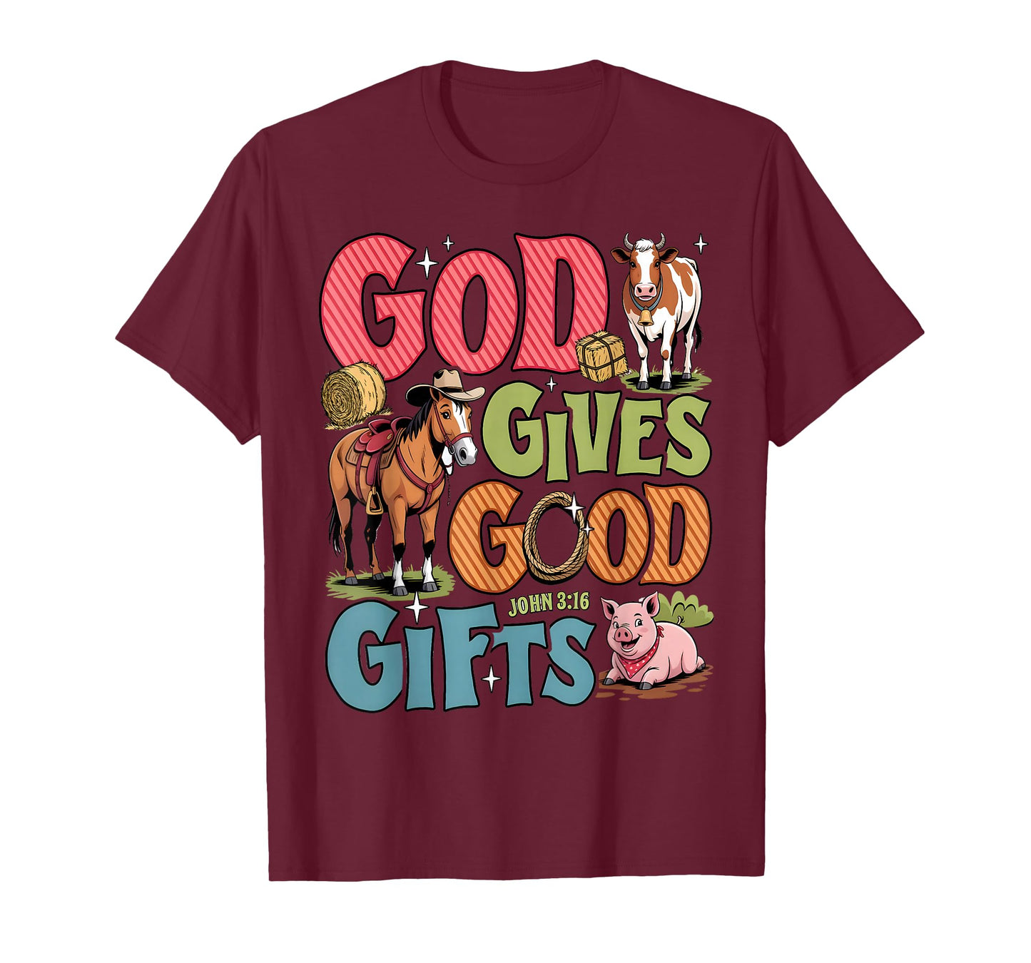 Yee Haw VBS 2025 Animal Farm Vacation Bible School T-Shirt