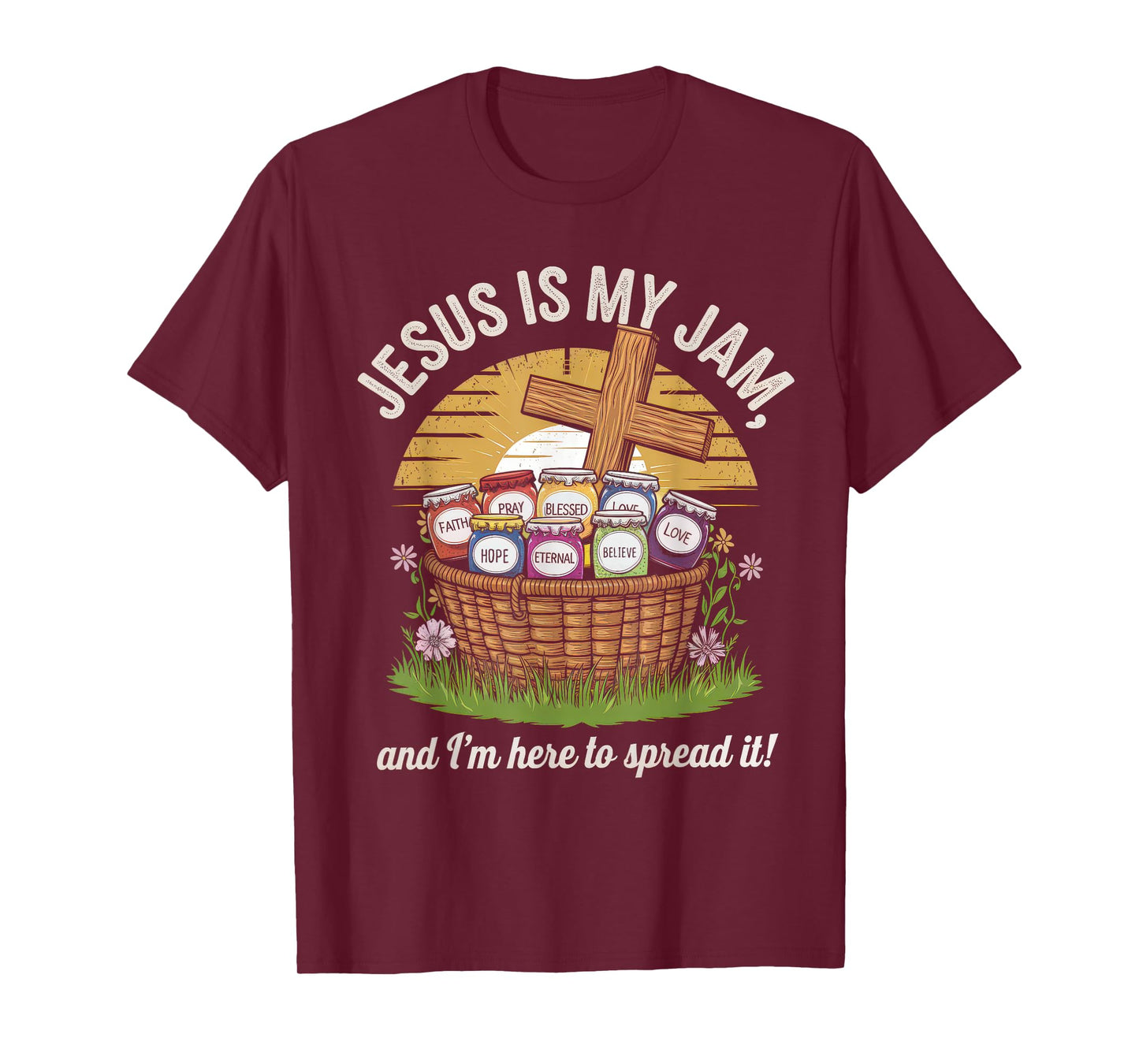Jesus is My Jam Tshirt Men Women Christian Bible Verse T-Shirt