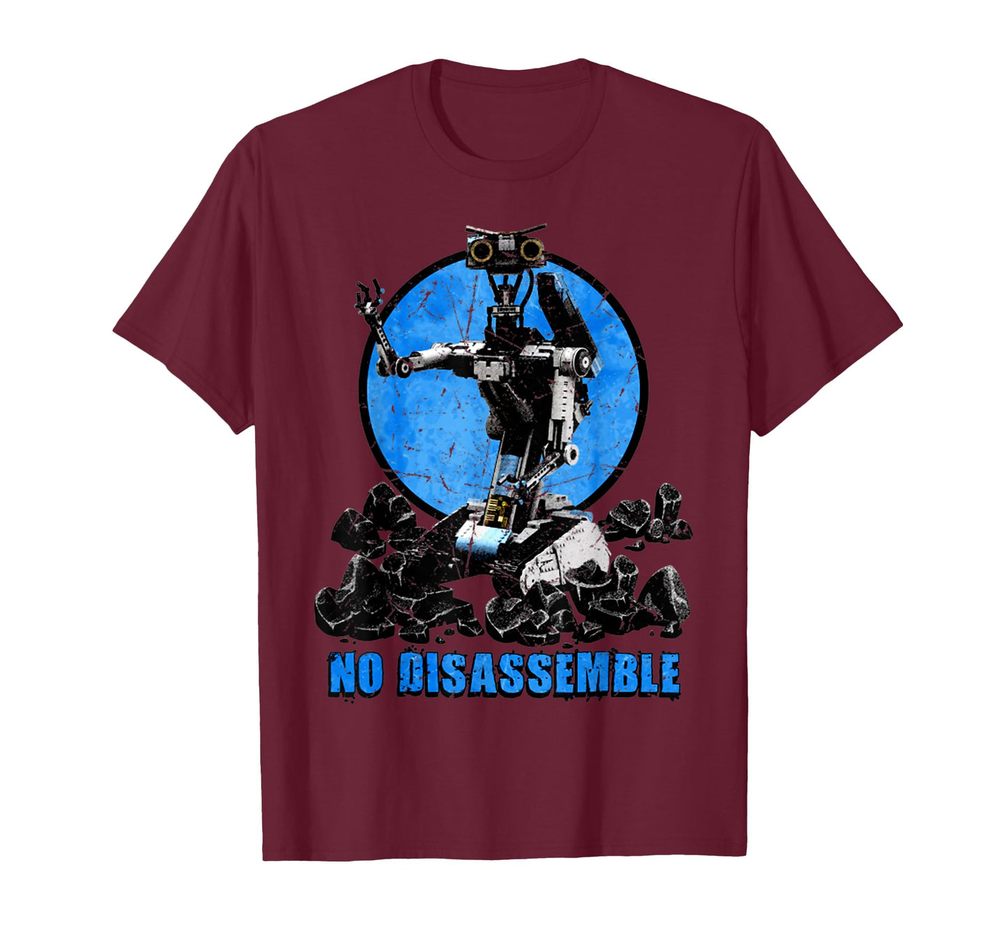 Vintage Funny Quote No Disassemble Apparel Vintage Funny Quote T-Shirt - Unisex-Adults, Black, Small, Short Sleeve, T-Shirt