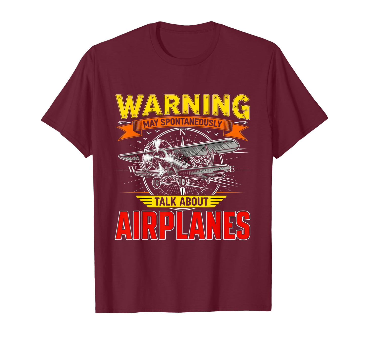 Airplane Novelty for Men Women Plane Aviation Funny Pilot T-Shirt