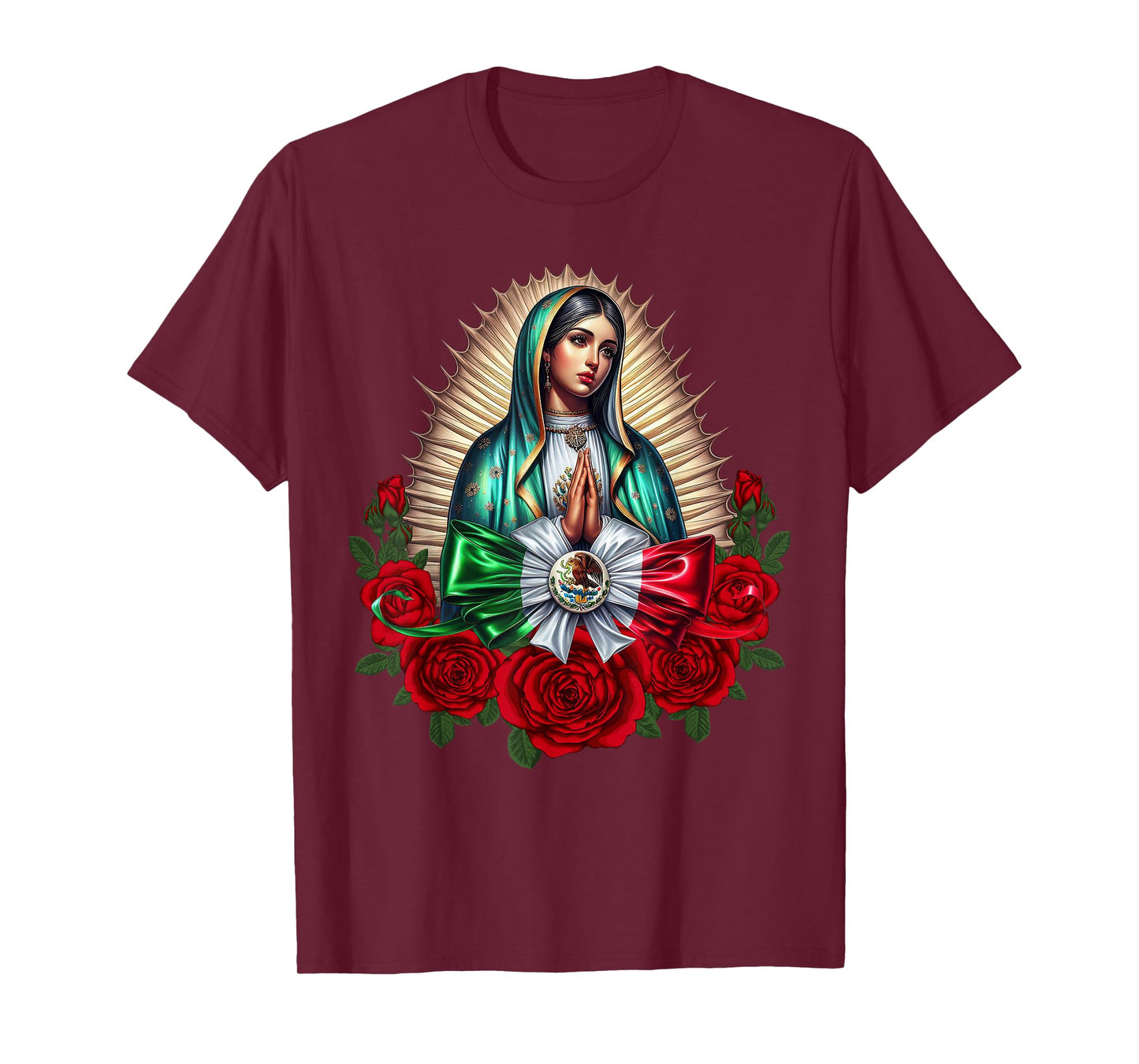 Virgen de Guadalupe Our Lady of Guadalupe Catholic Women T-Shirt