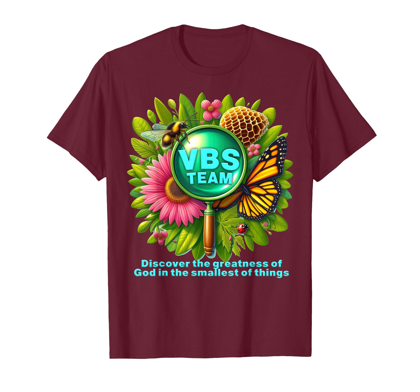 VBS Crew Magnified VBS 2025 Vacation Bible School Christian T-Shirt