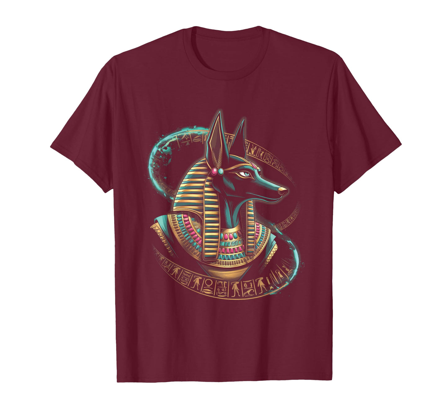 Anubis God Pharao Egyptian Artwork T-Shirt