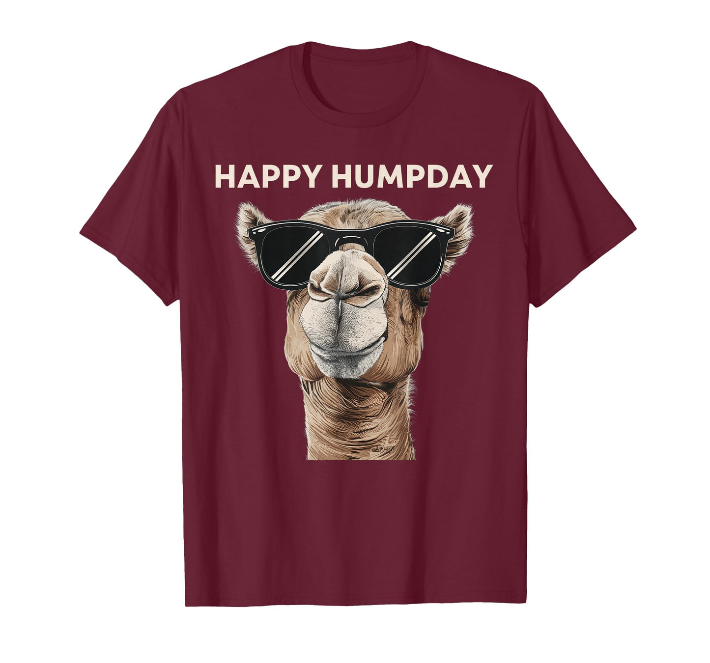 Happy Hump Day Camel Funny Midweek Motivational Quote T-Shirt