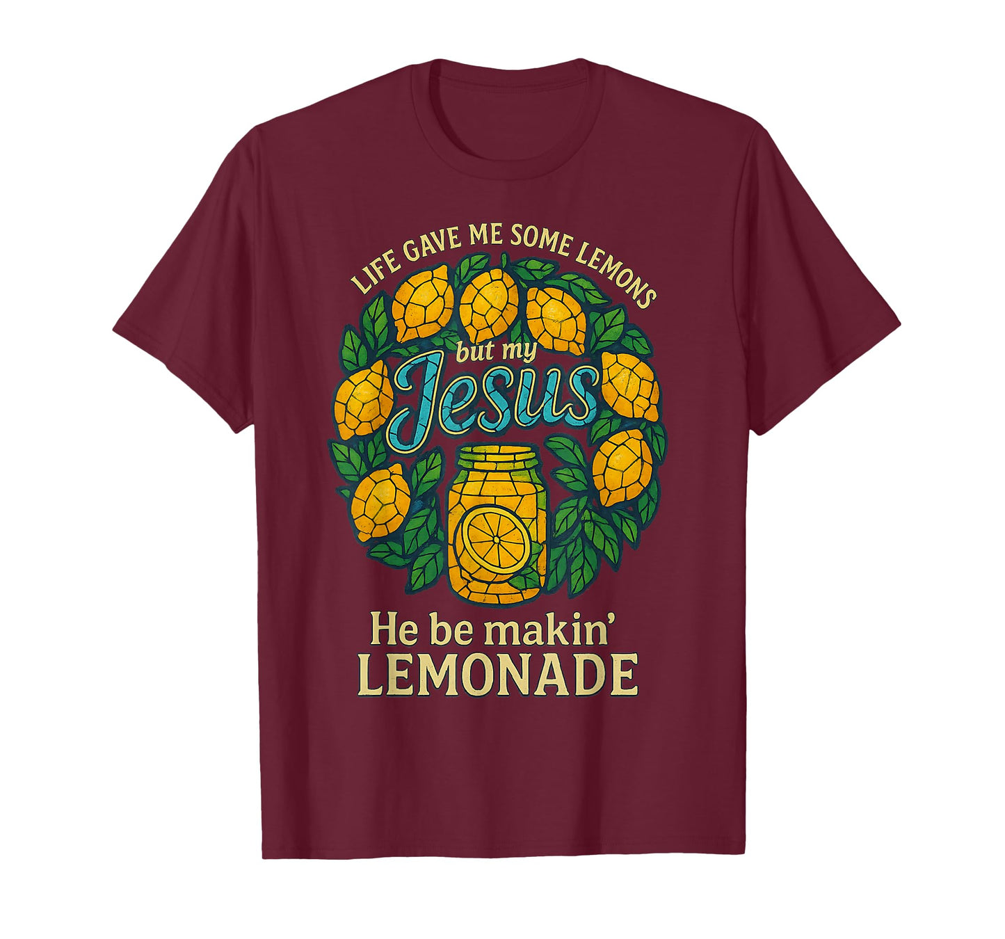Jesus Lemonade Christian Faith Funny Inspiration T-Shirt