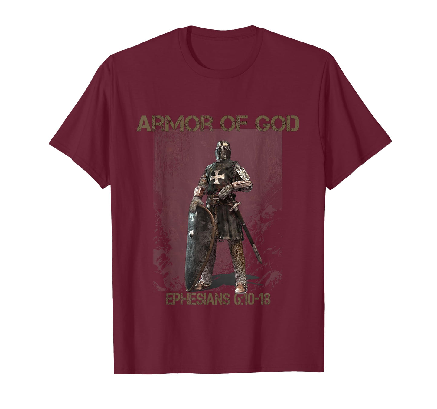 Christian T S Bible Verse T S Scripture T S Armor of God T T-Shirt