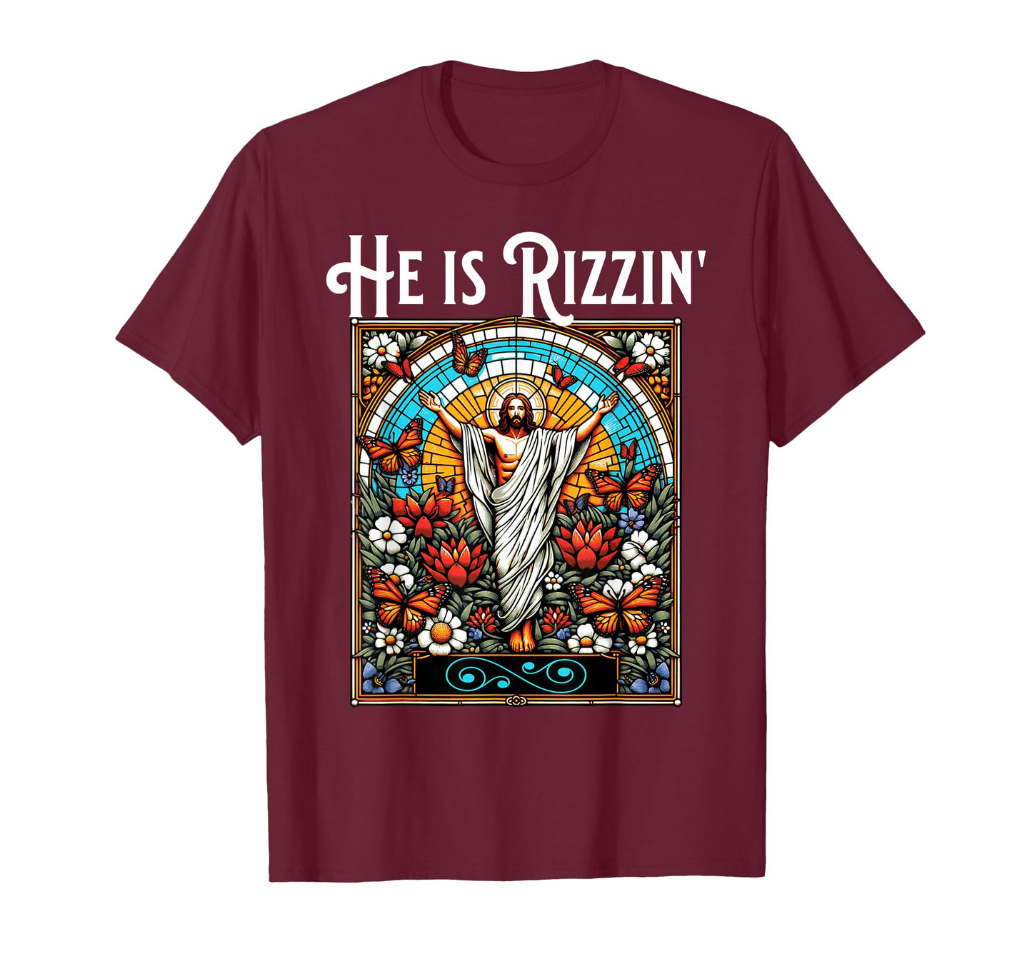 Funny Rizz He is Rizzin Jesus T-Shirt