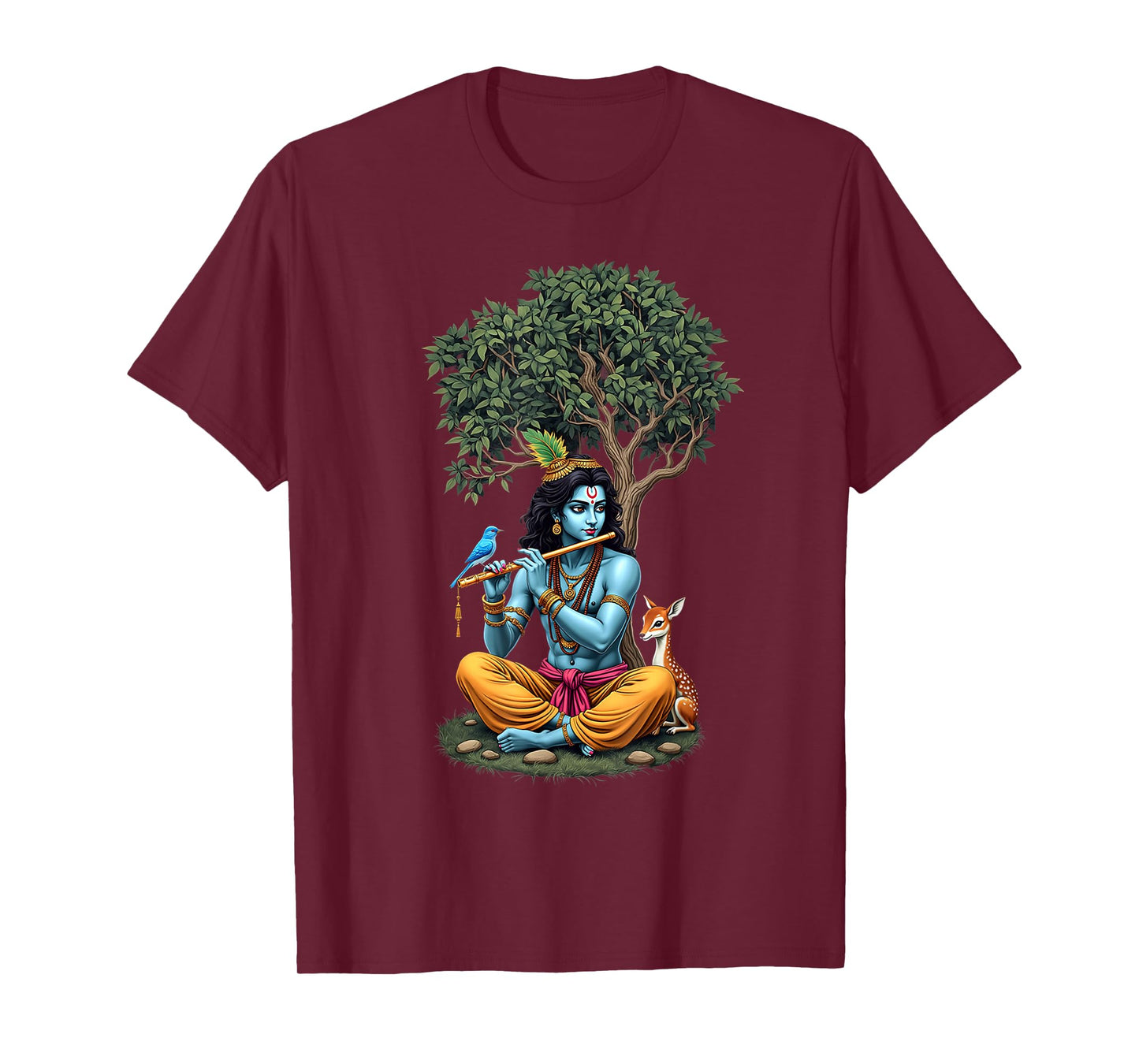 Gifts for Hindus Hinduism Diwali Festival Lord Krishna T-Shirt