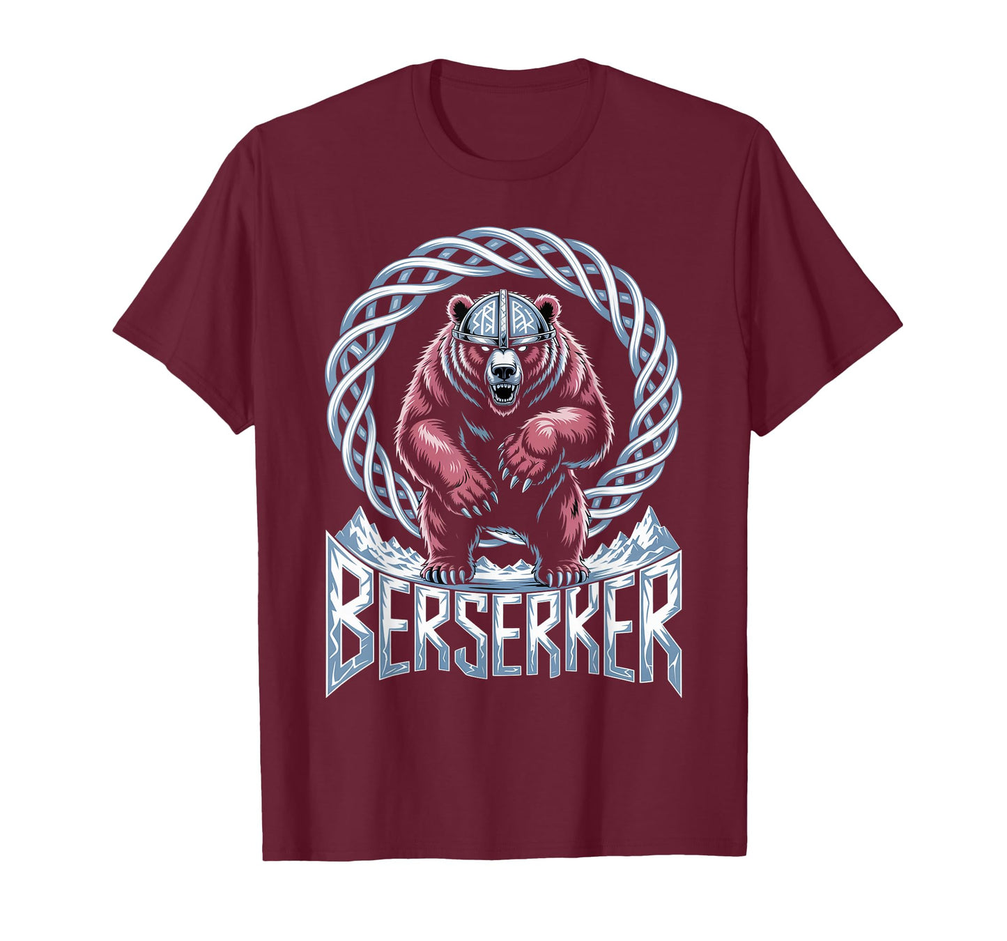Norse Mythology Berserker Ice Bear Warrior Strength T-Shirt