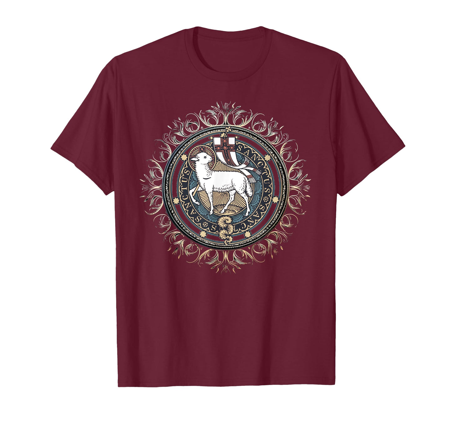 Agnus Dei Sanctus Traditional Latin Mass Catholic T-Shirt