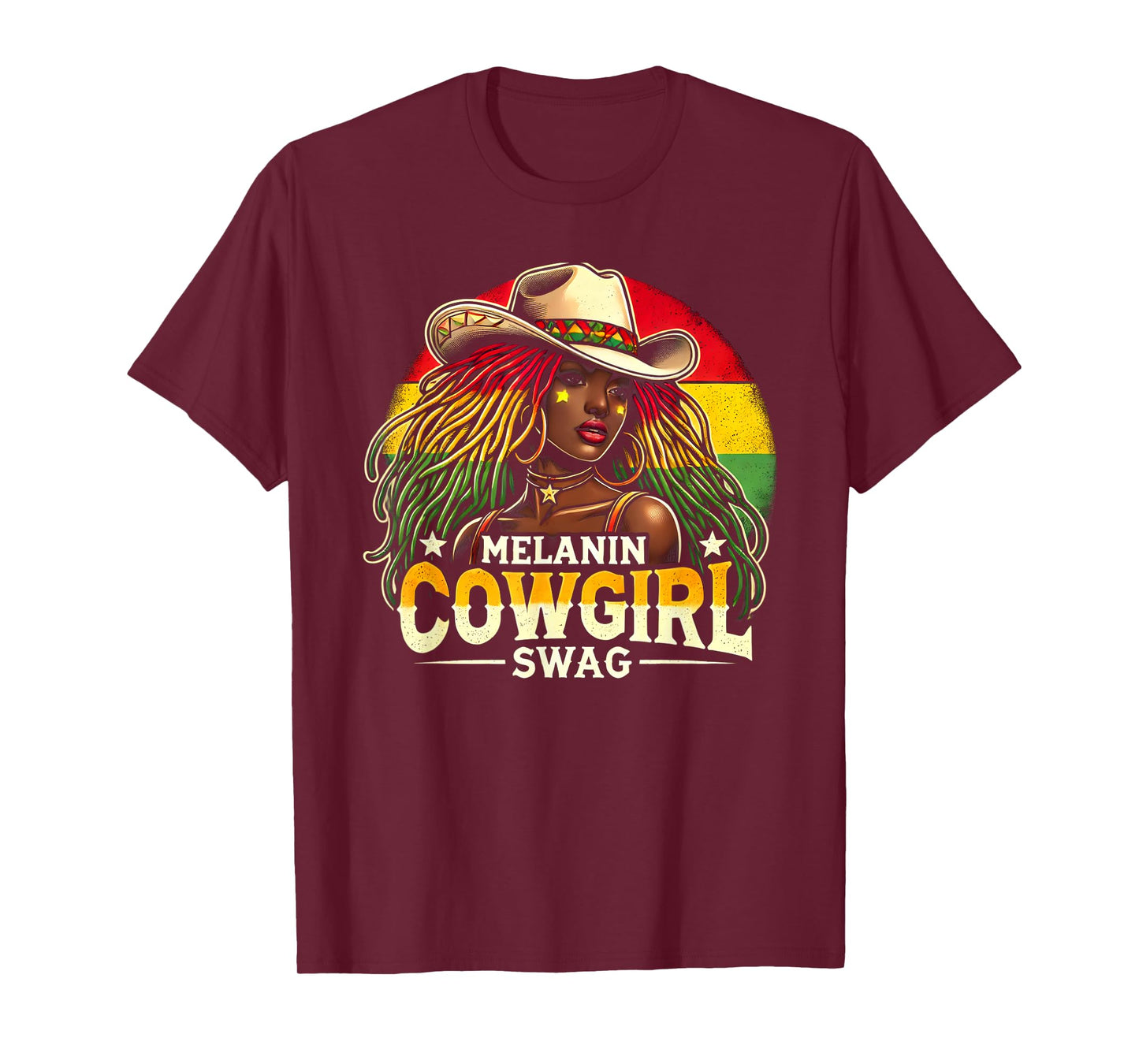 Melanin Cowgirls African Cowgirl Swag T-Shirt