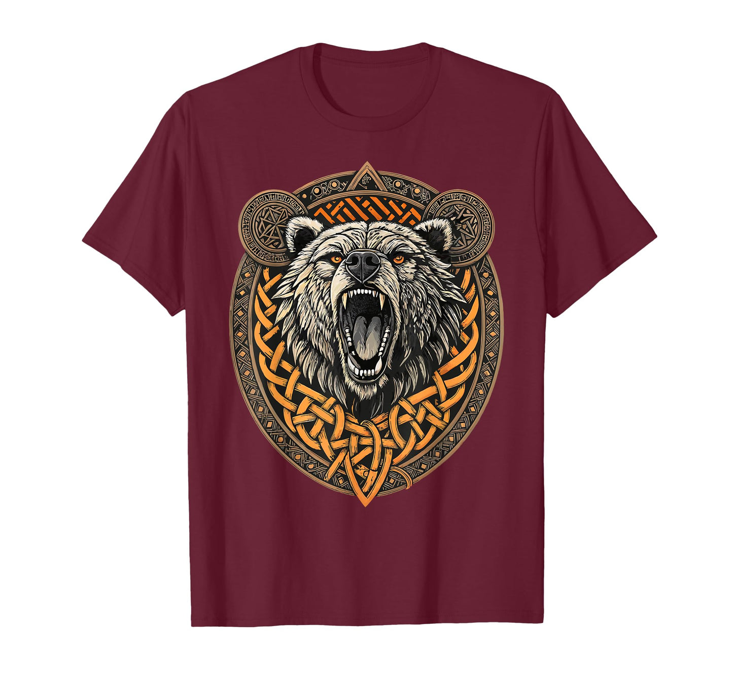 Ancient Viking Knotwork – Berserker Battle Bear T-Shirt