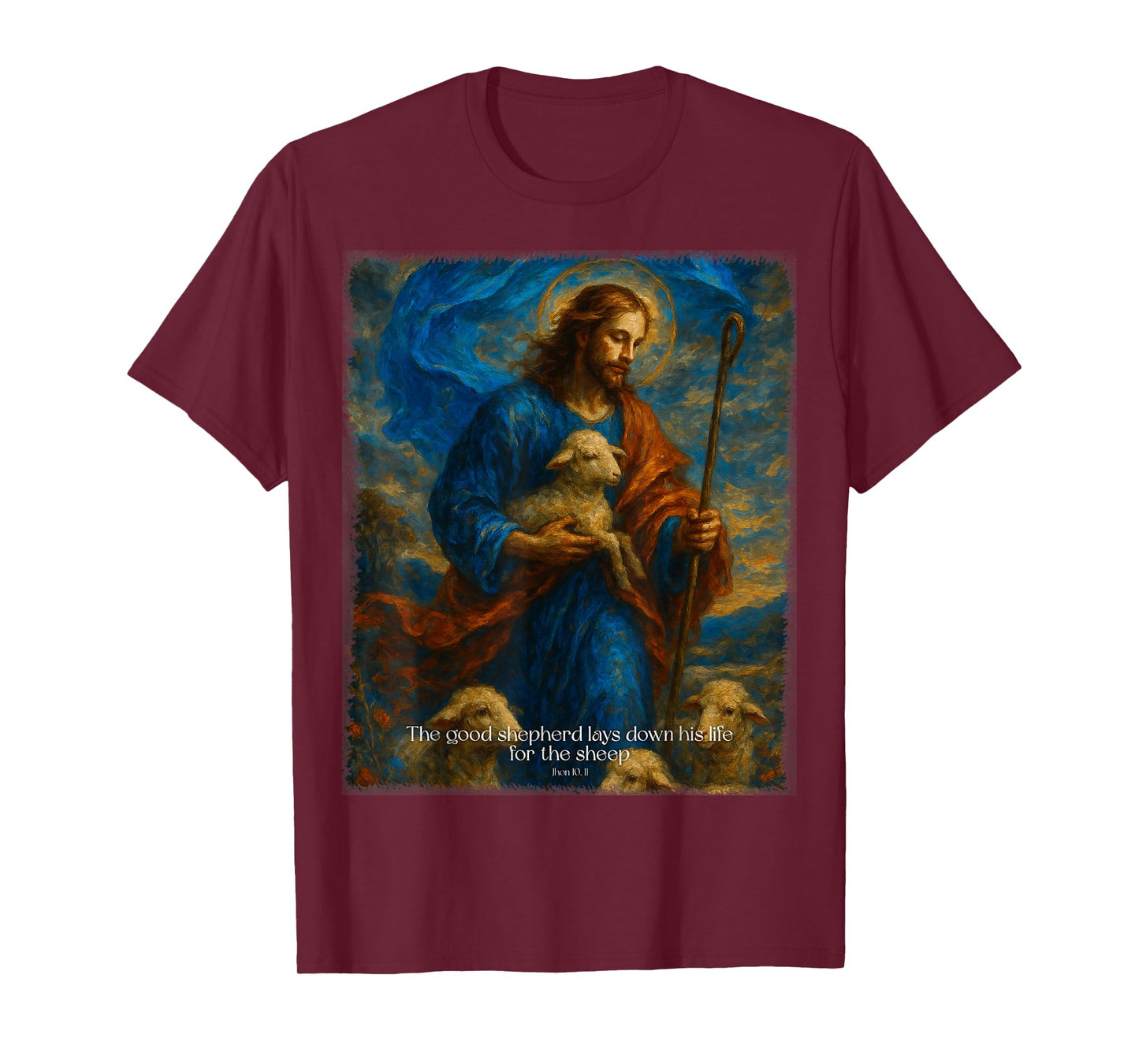 Good Shepherd Bible Verse Christian Faith Design T-Shirt