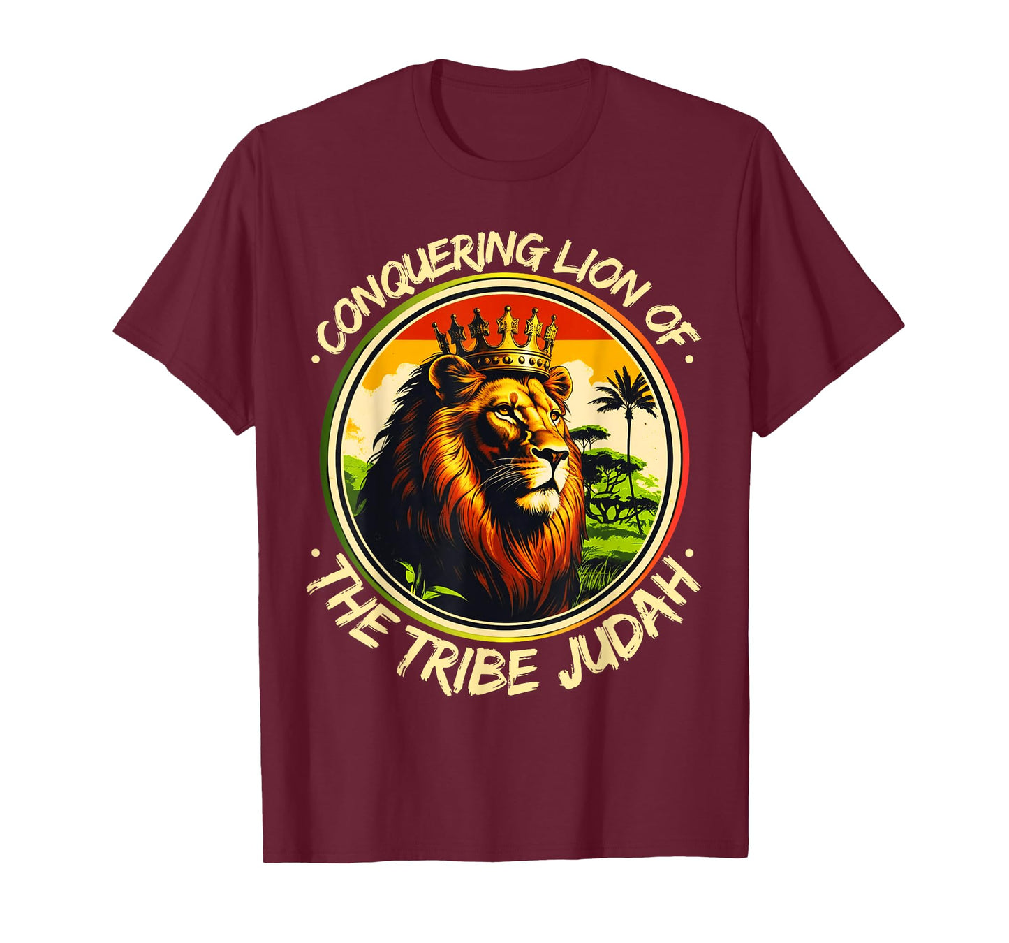 Conquering Lion Of The Tribe Judah Hebrew Israelite YHWH T-Shirt