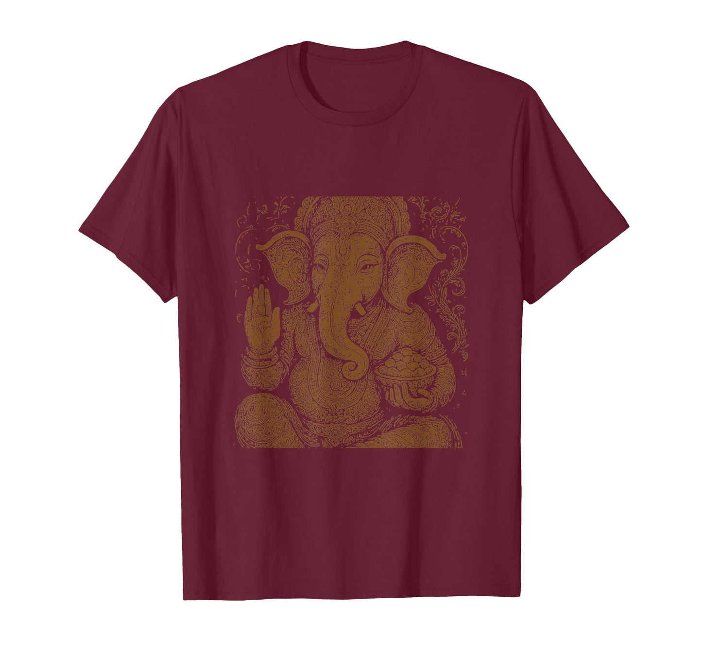 Ganesh Symbol Yoga Hindu Elephant God Ganesha Puja T-Shirt