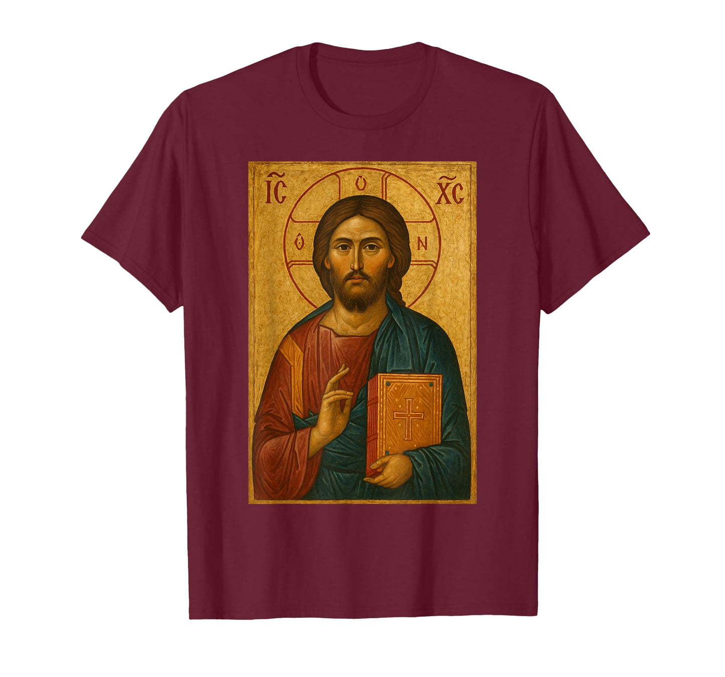 Christ Pantocrator Icon - Orthodox Christ The Teacher T-Shirt