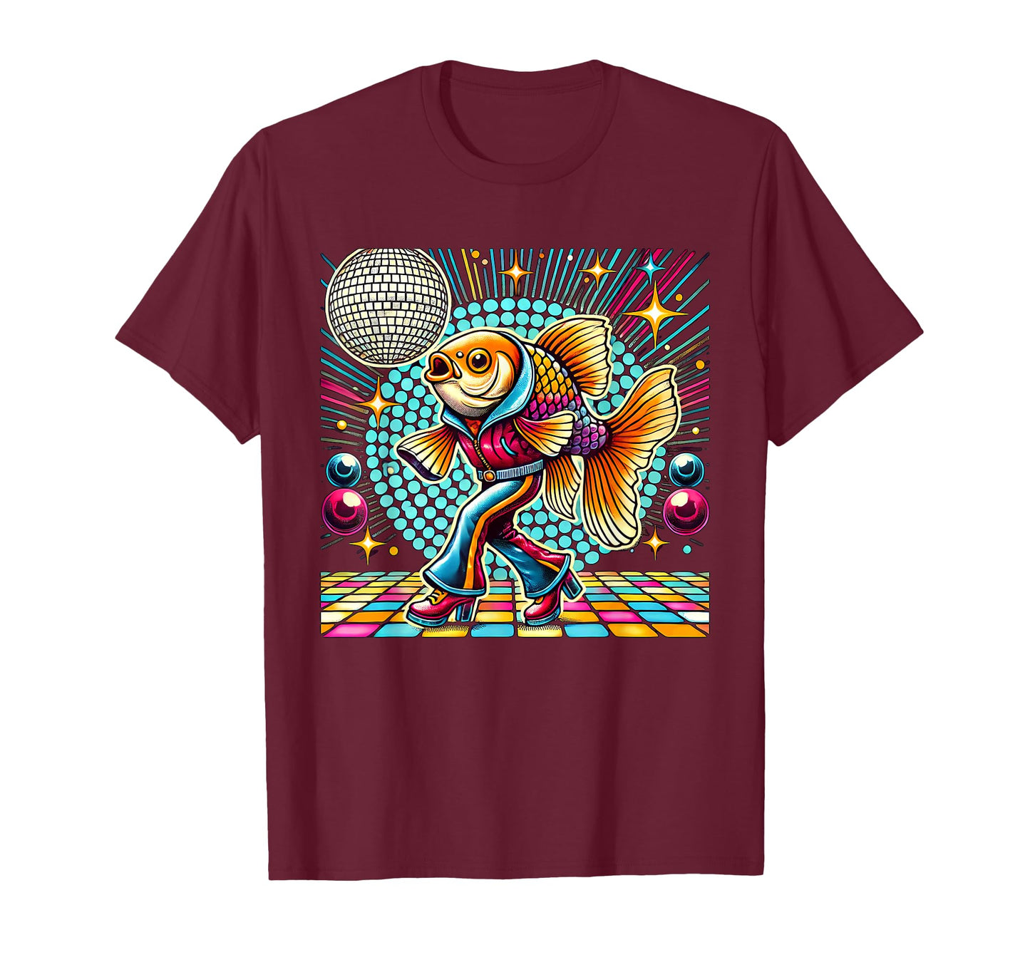 Aesthetic Fish Disco T-Shirt