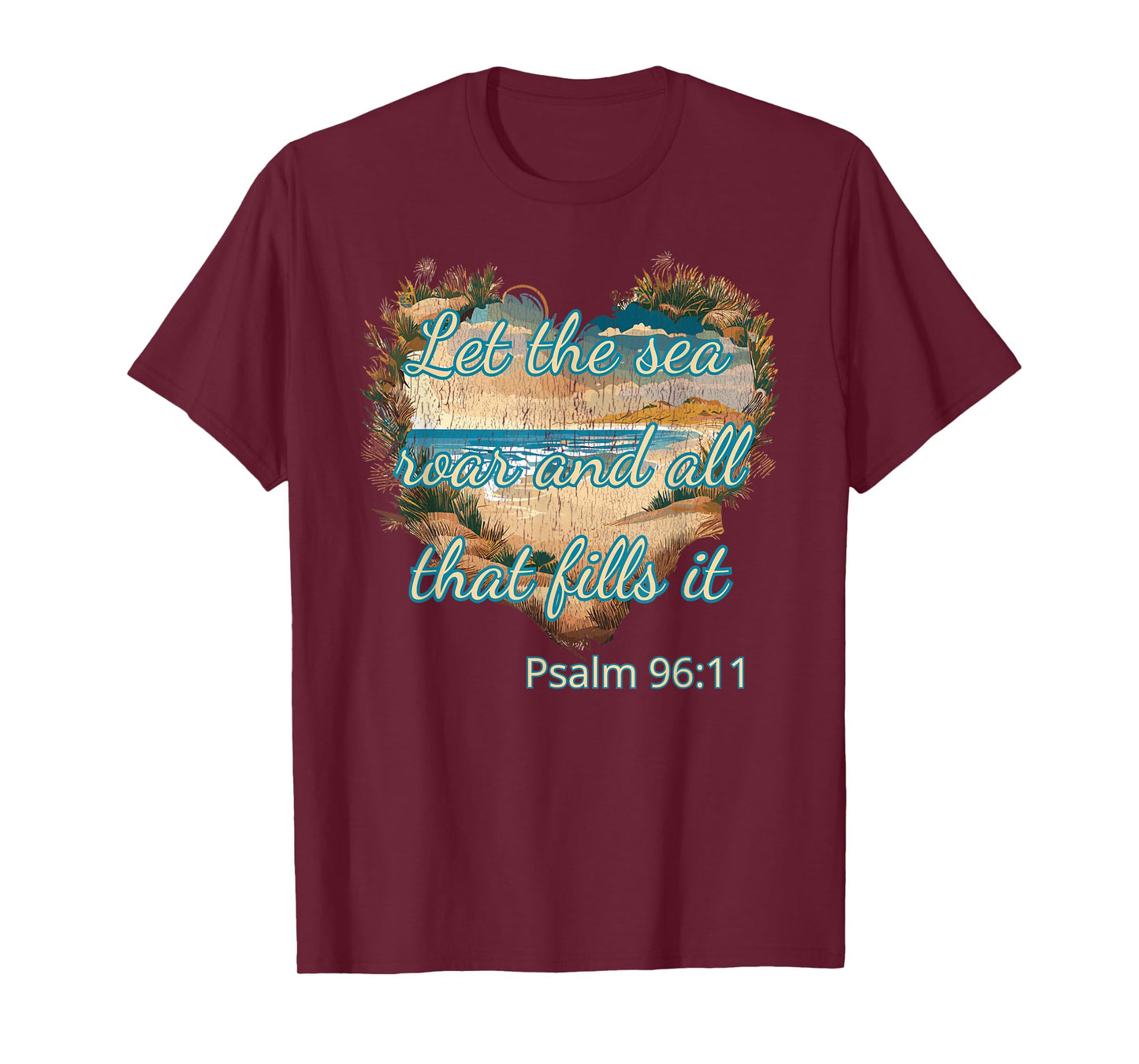 Beach Theme Christian Quotes Bible Verse Sayings T-Shirt