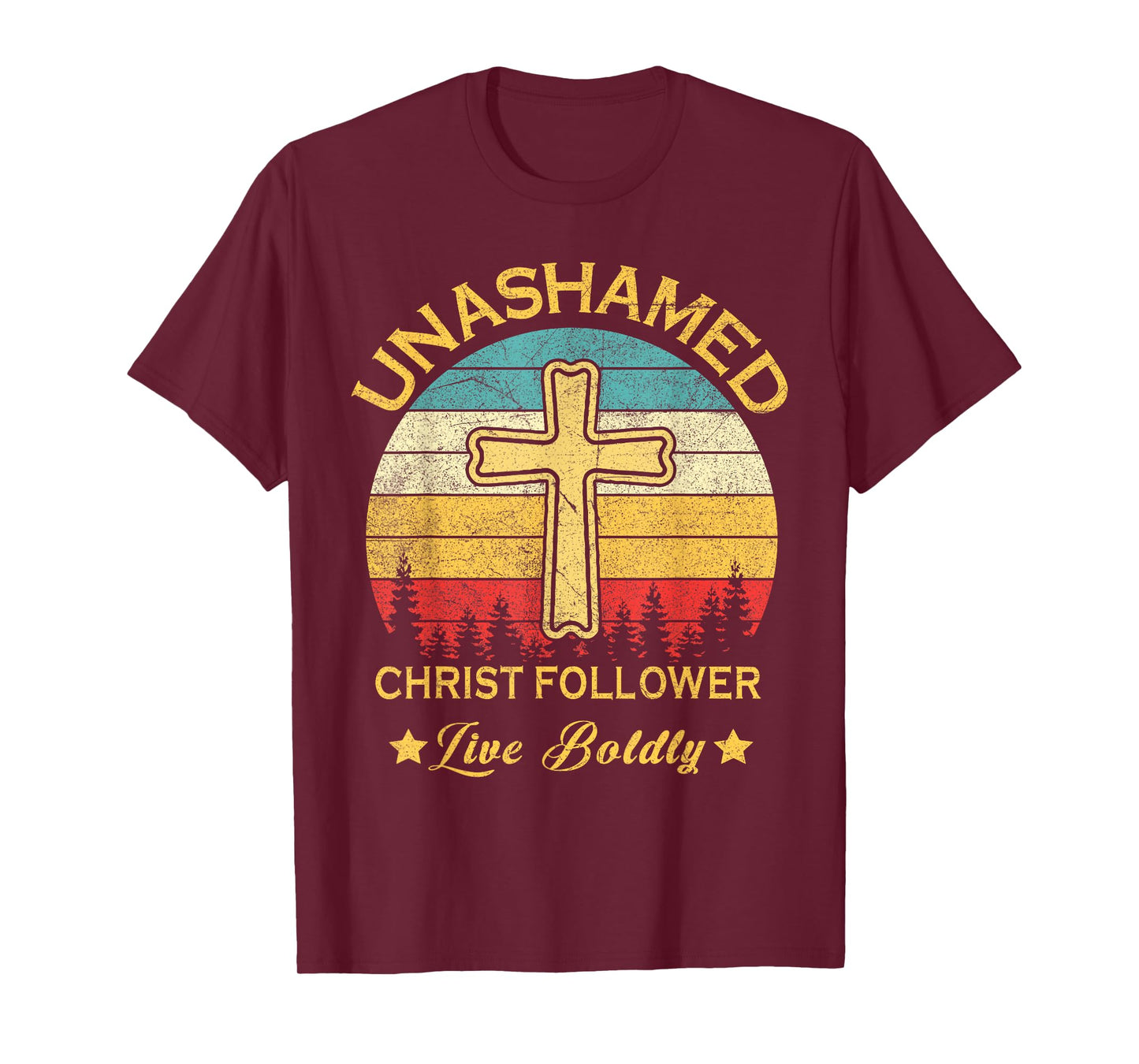 Unashamed Christ Follower Christian Faith Saying Believer T-Shirt