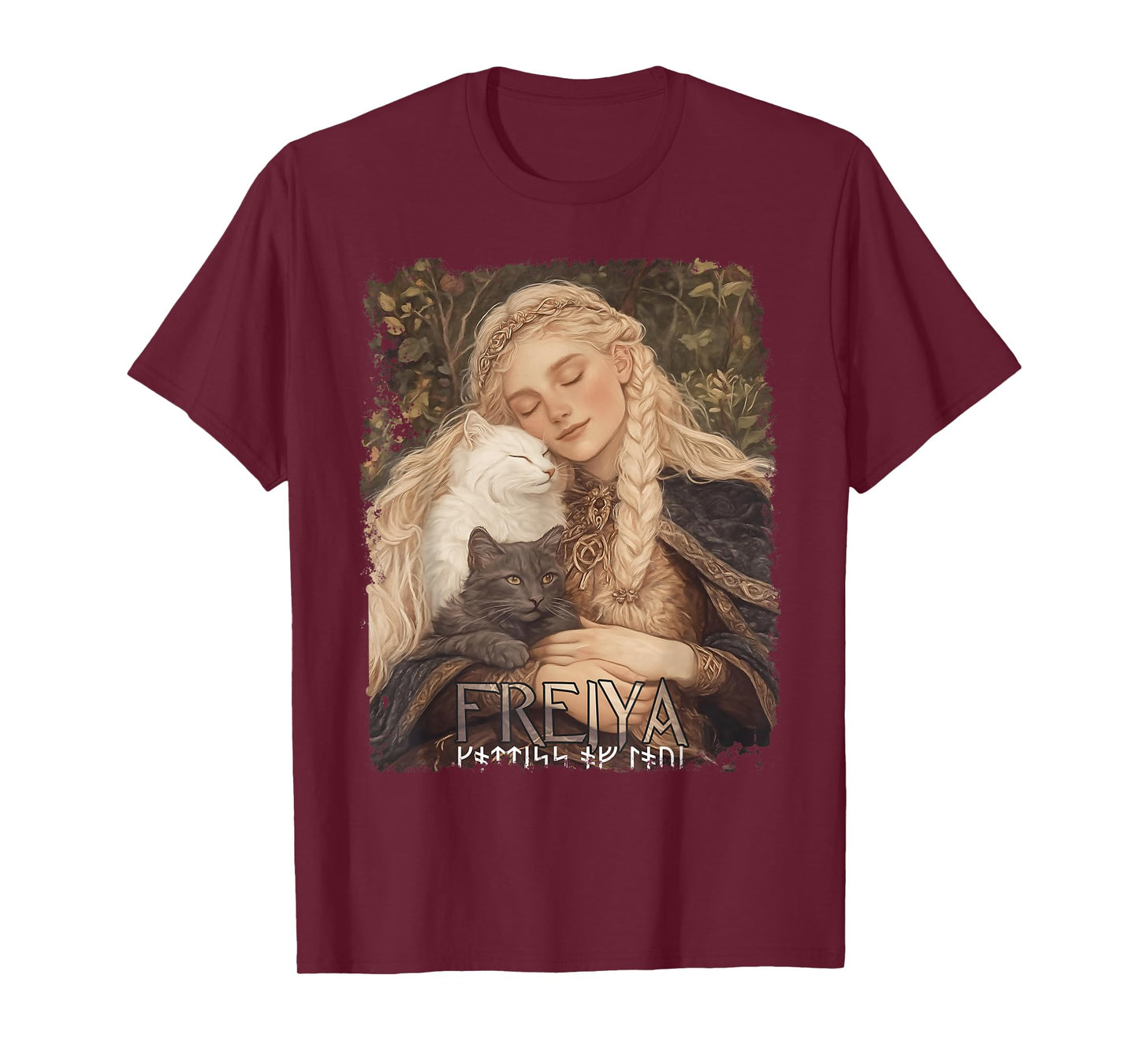 Freya Goddess Freyja Viking Norse Mythology Celtic Knot T-Shirt