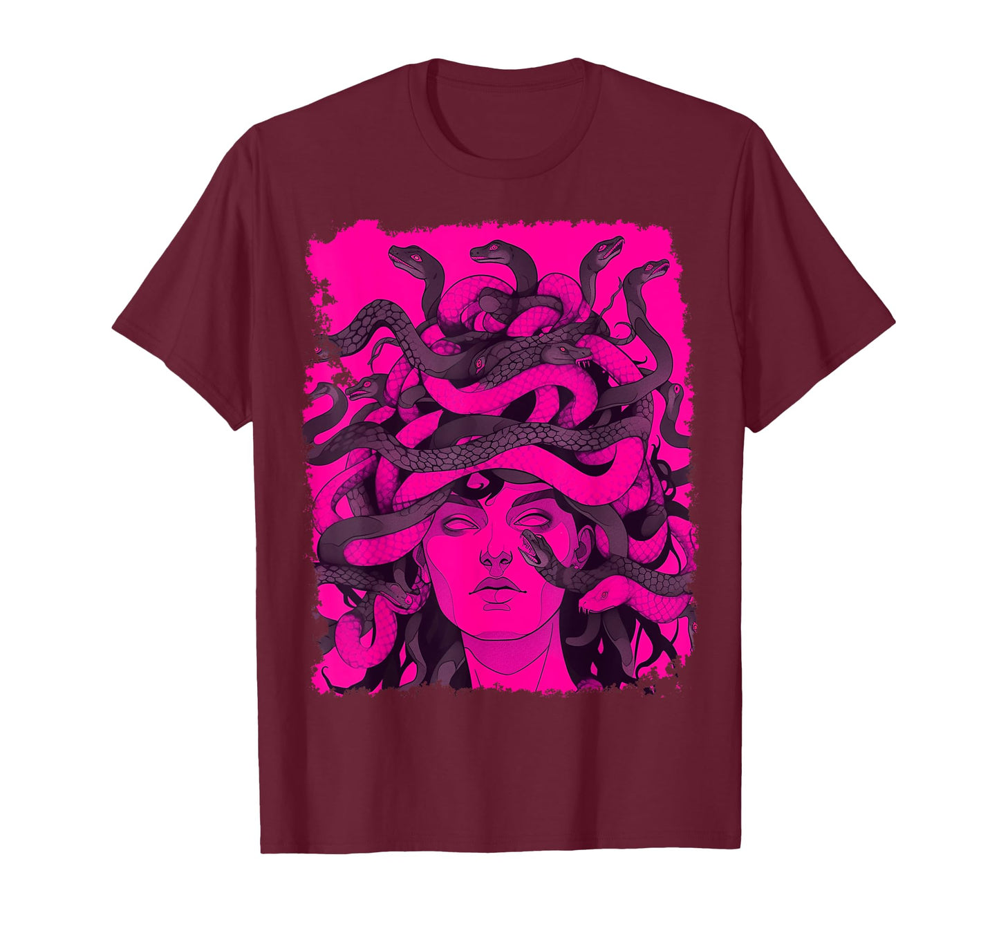 Medusa Pink and Black T-Shirt