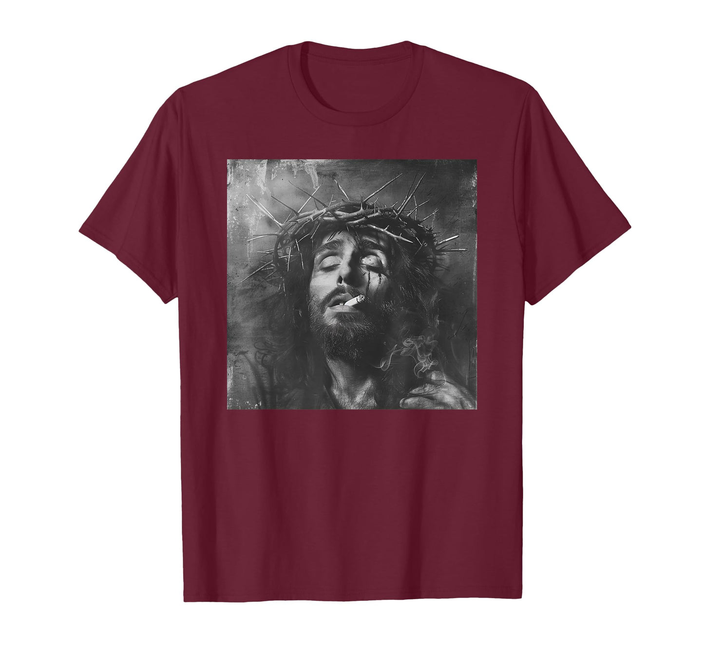 Cooler Jesus Christ Smokes, Resistance, Rebellious Jesus T-Shirt