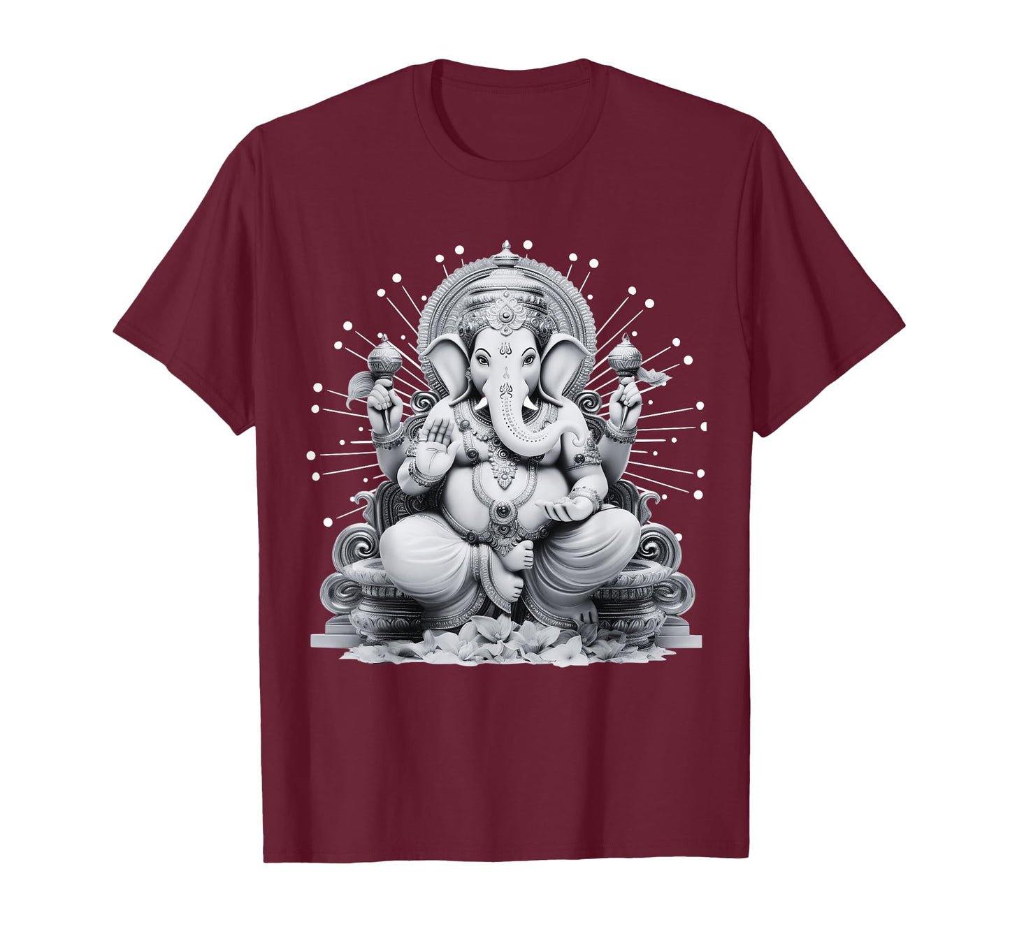 Ganesh Hindu Elephant God Ganesha Yoga Spiritual T-Shirt