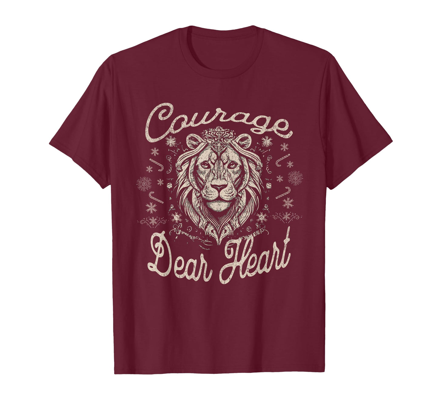 Courage Dear Heart Religious Christian Faith Inspirational T-Shirt