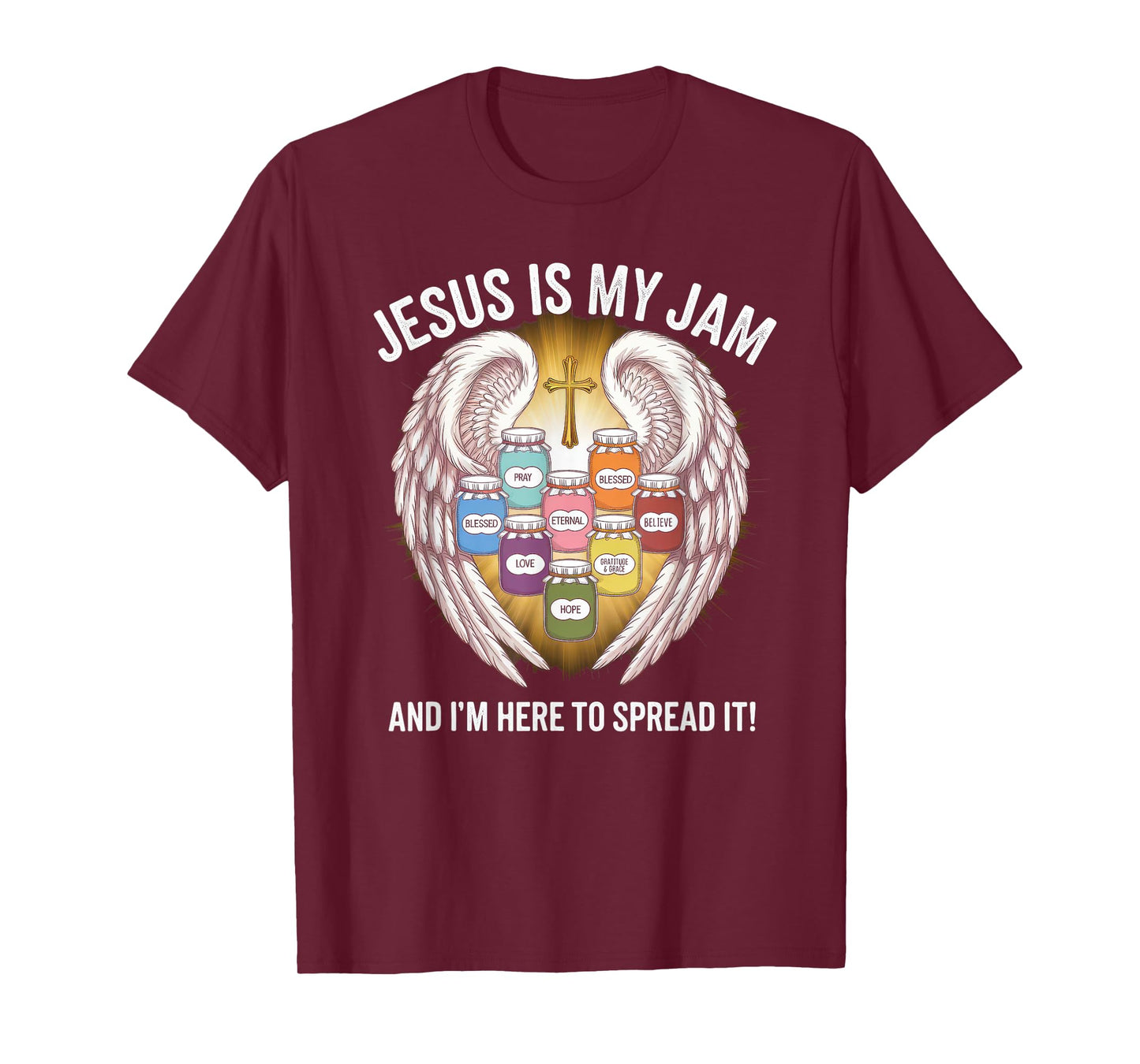 Jesus is My Jam Tshirt Men Women Christian Bible Verse T-Shirt