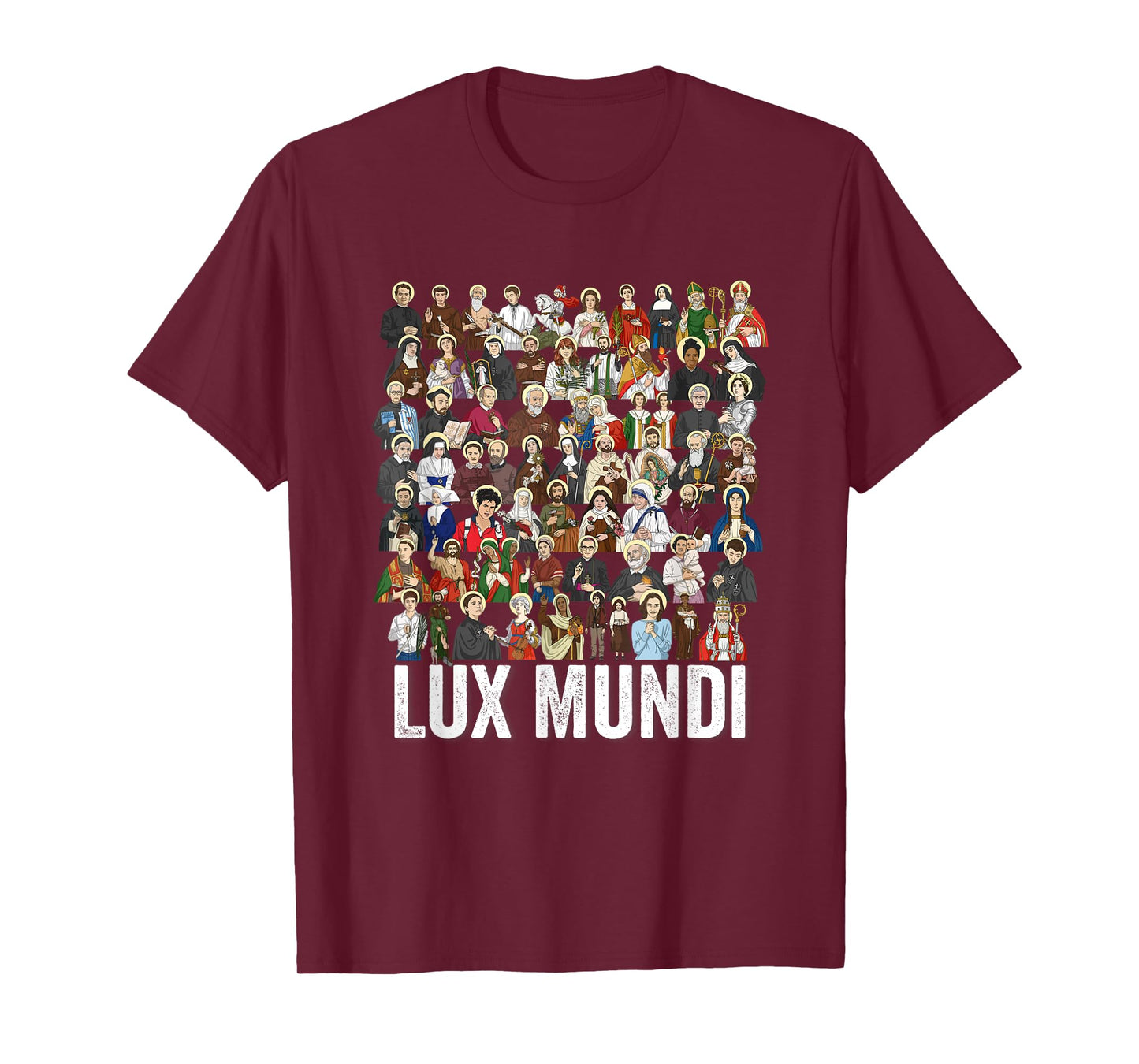 Catholic Patron Saints Latin Religious T-Shirt