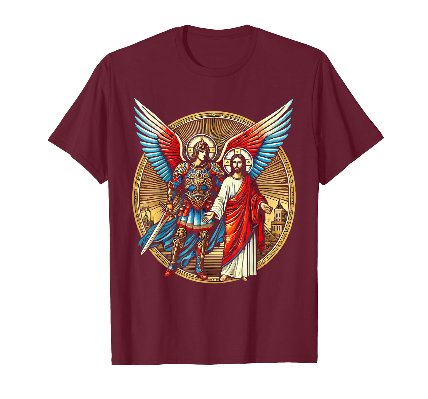 Archangel Gabriel Catholic Christianity Guardian Angel T-Shirt