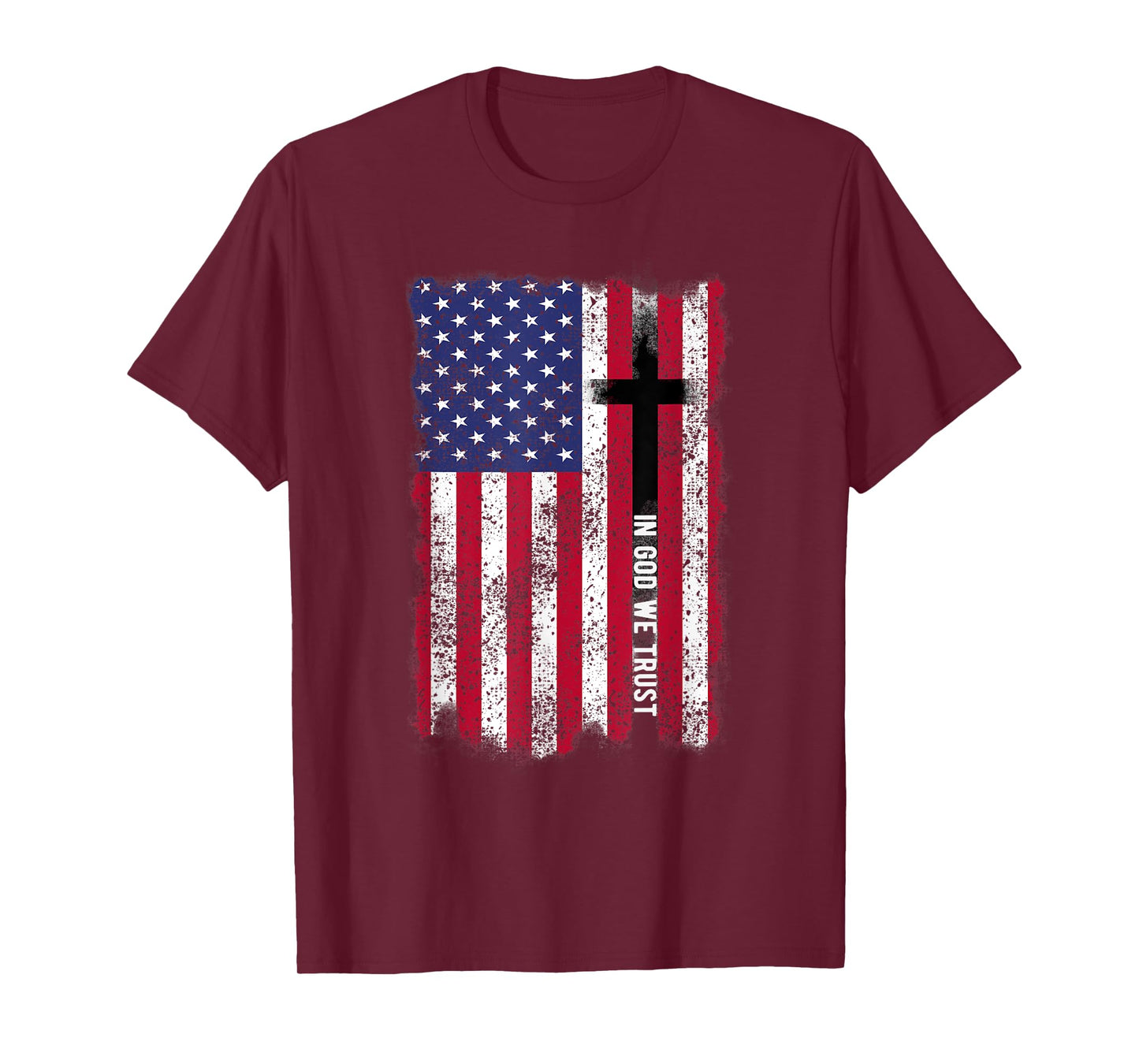 In God We Trust Shirt Patriotic Christian Religious Shirt Women Kids Men T-Shirt