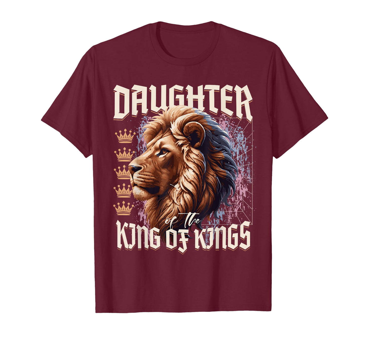 Daughter of King Lion Y2K Trendy Jesus Apparel Christian T-Shirt
