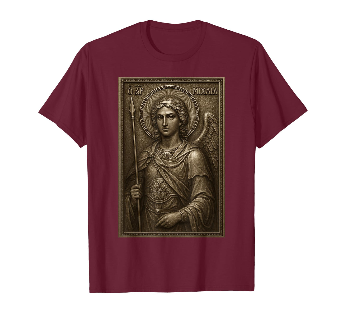 Icon of the Archangel Michael - Icons of the Holy Angels T-Shirt