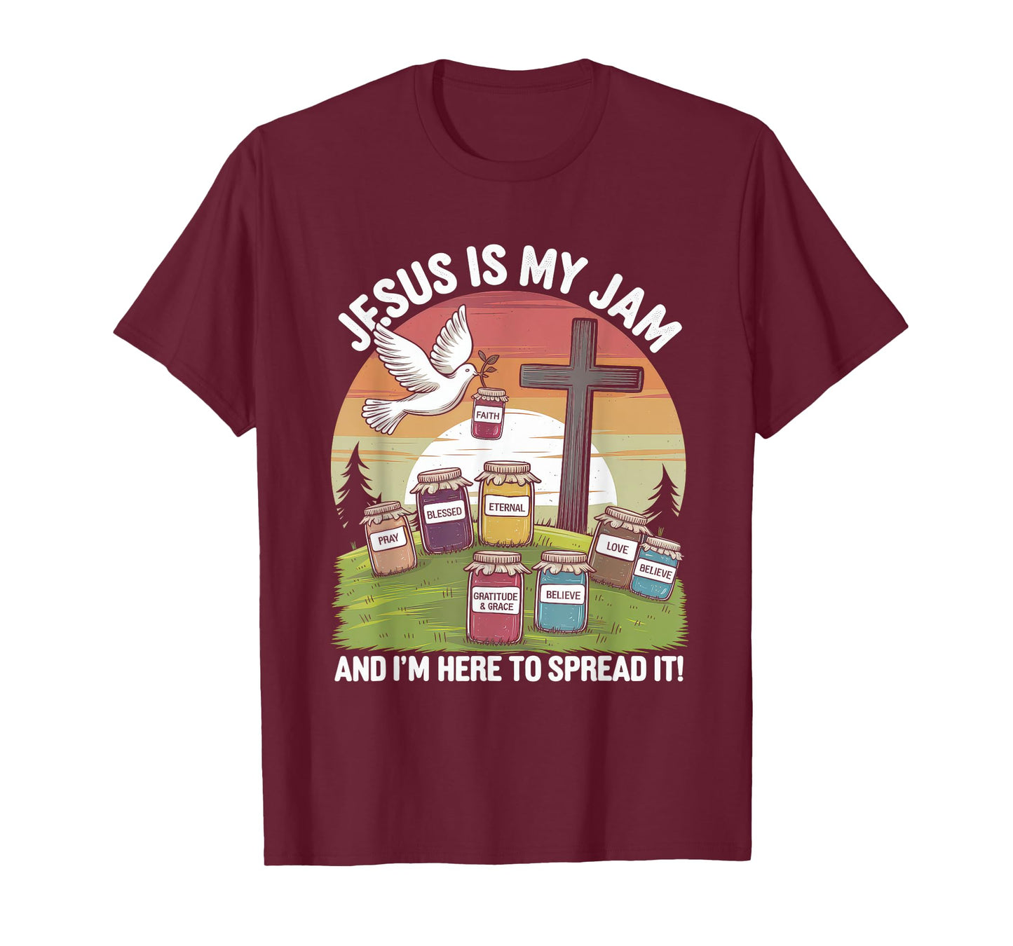 Jesus is My Jam Tshirt Men Women Christian Bible Verse T-Shirt