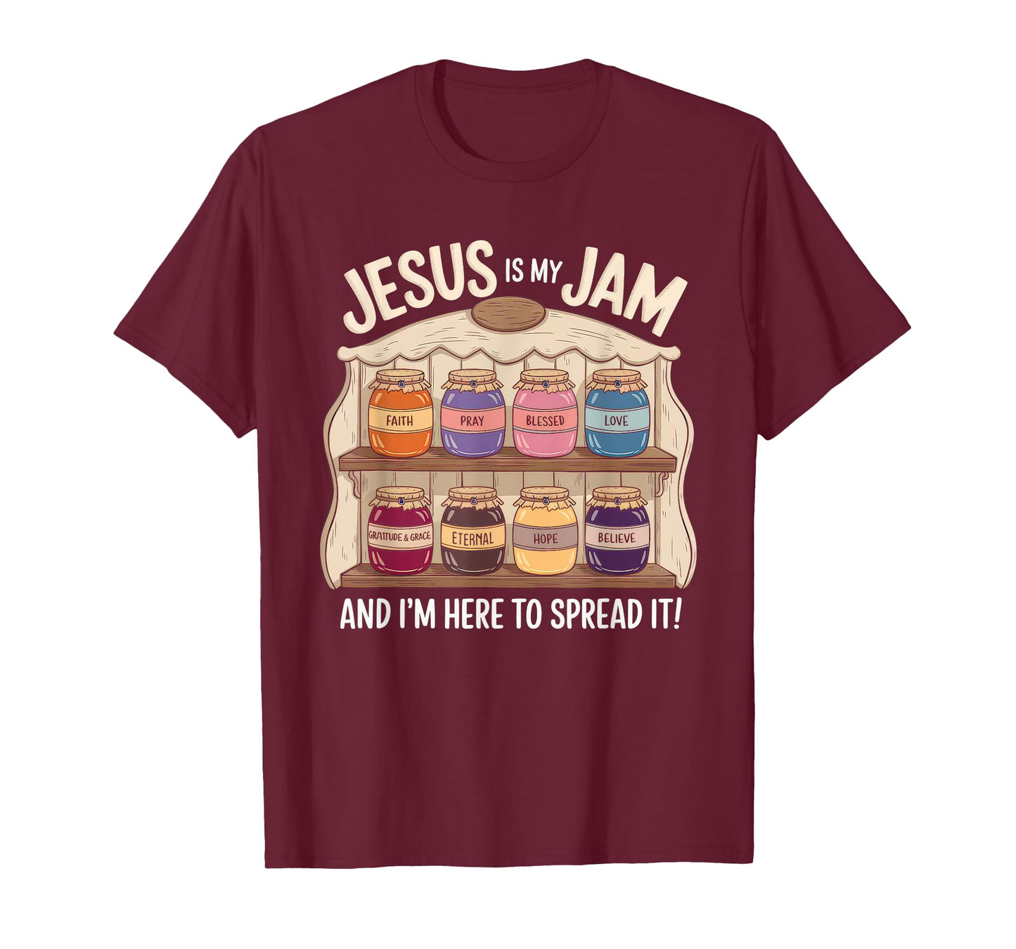 Jesus is My Jam Tshirt Men Women Christian Bible Verse T-Shirt