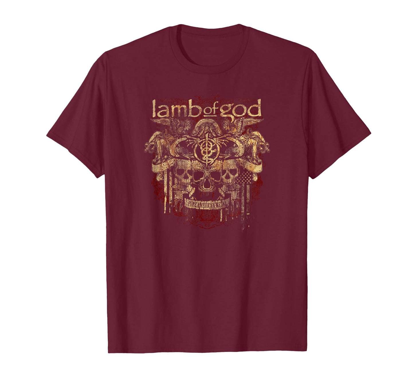 Lamb of God – Pure American Metal Gold T-Shirt