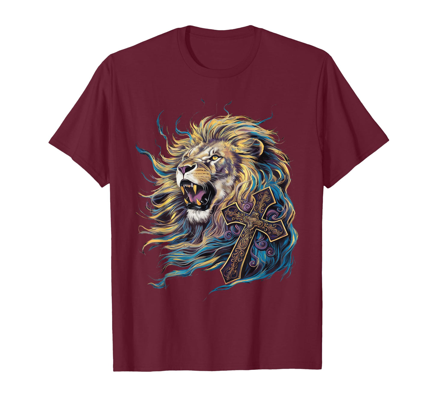 Jesus Lion of Judah Christian Faith for Men and Women T-Shirt
