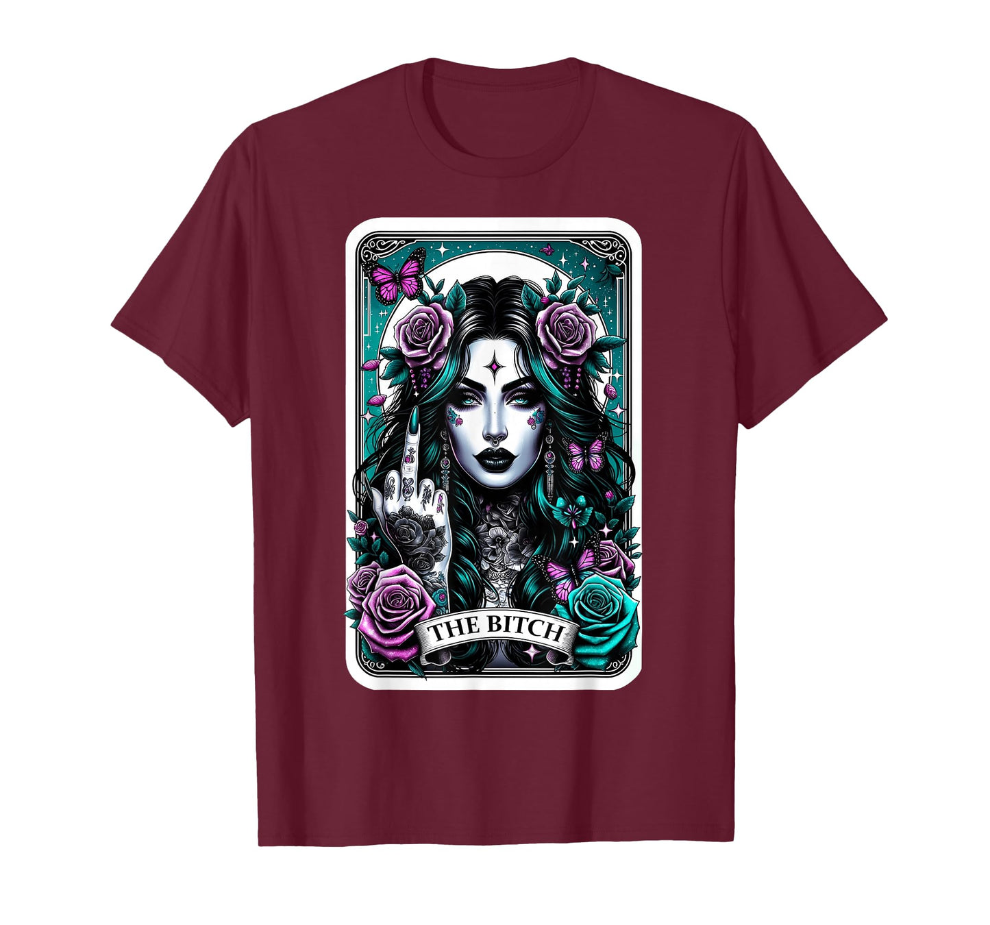 The Bitch Tarot Card T-Shirt