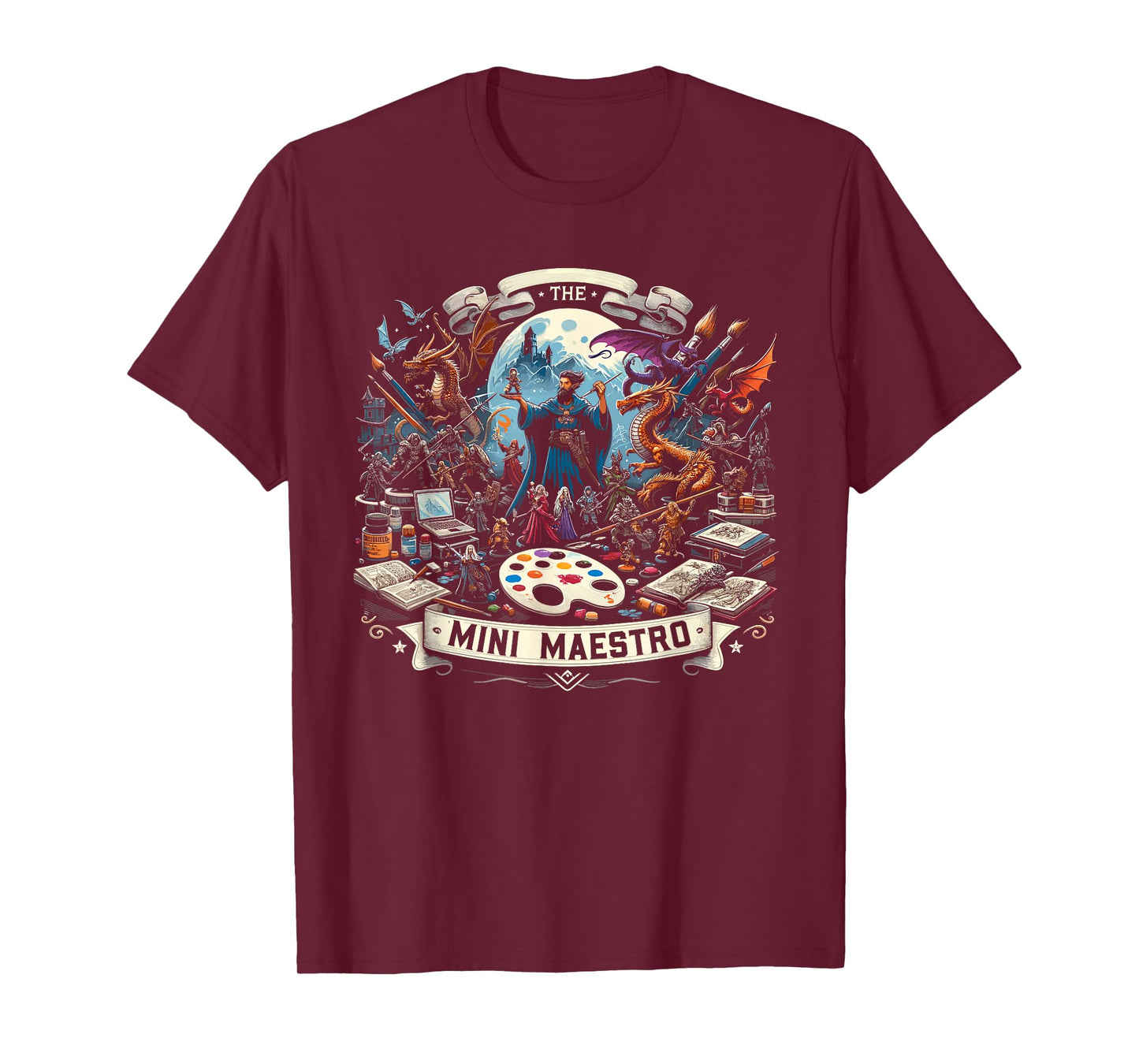 Miniature Painter Saying Mini Painting Miniaturist T-Shirt